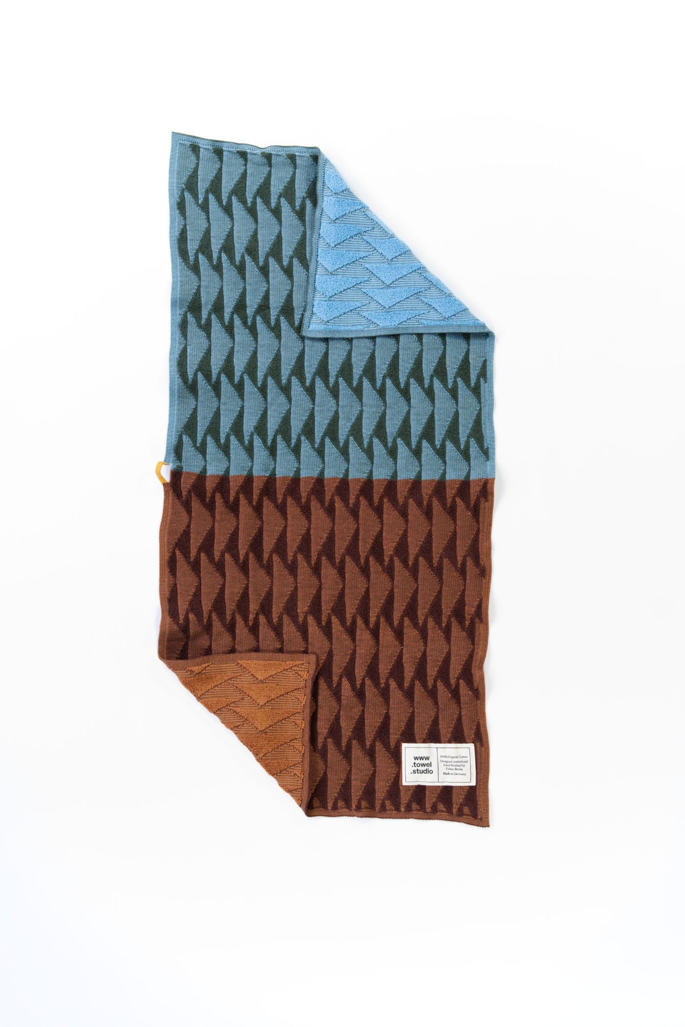 Forest Towel in Cocoa Teal