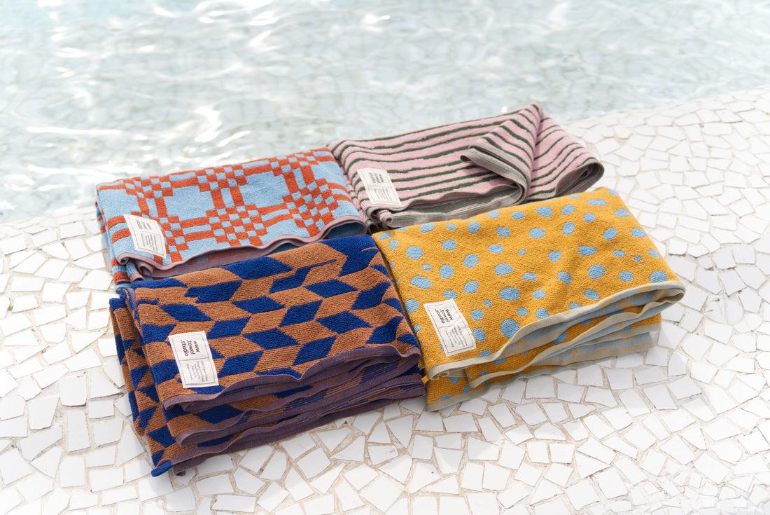 Vibrant towels for the beach or pool