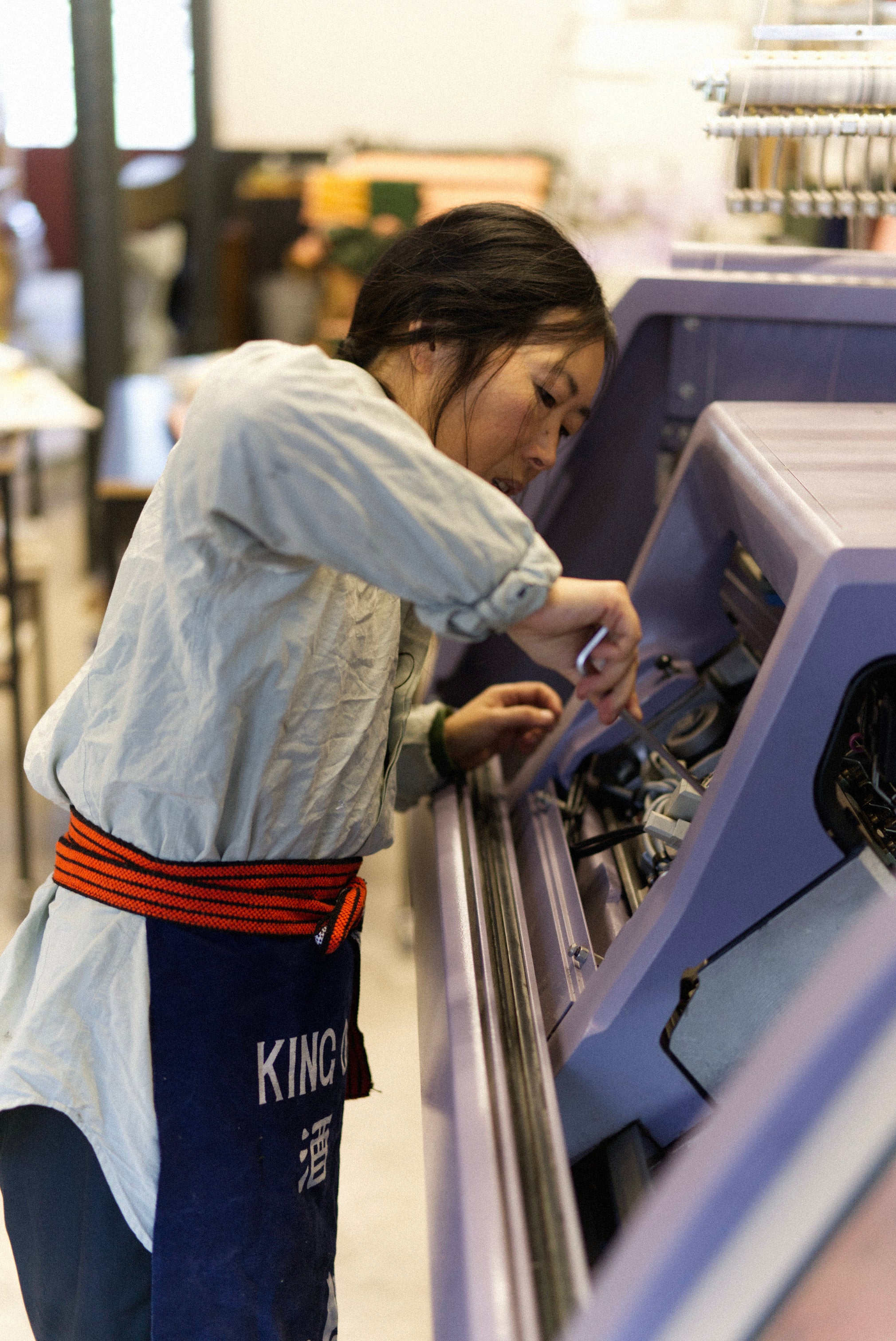 Knitting machine maintenance