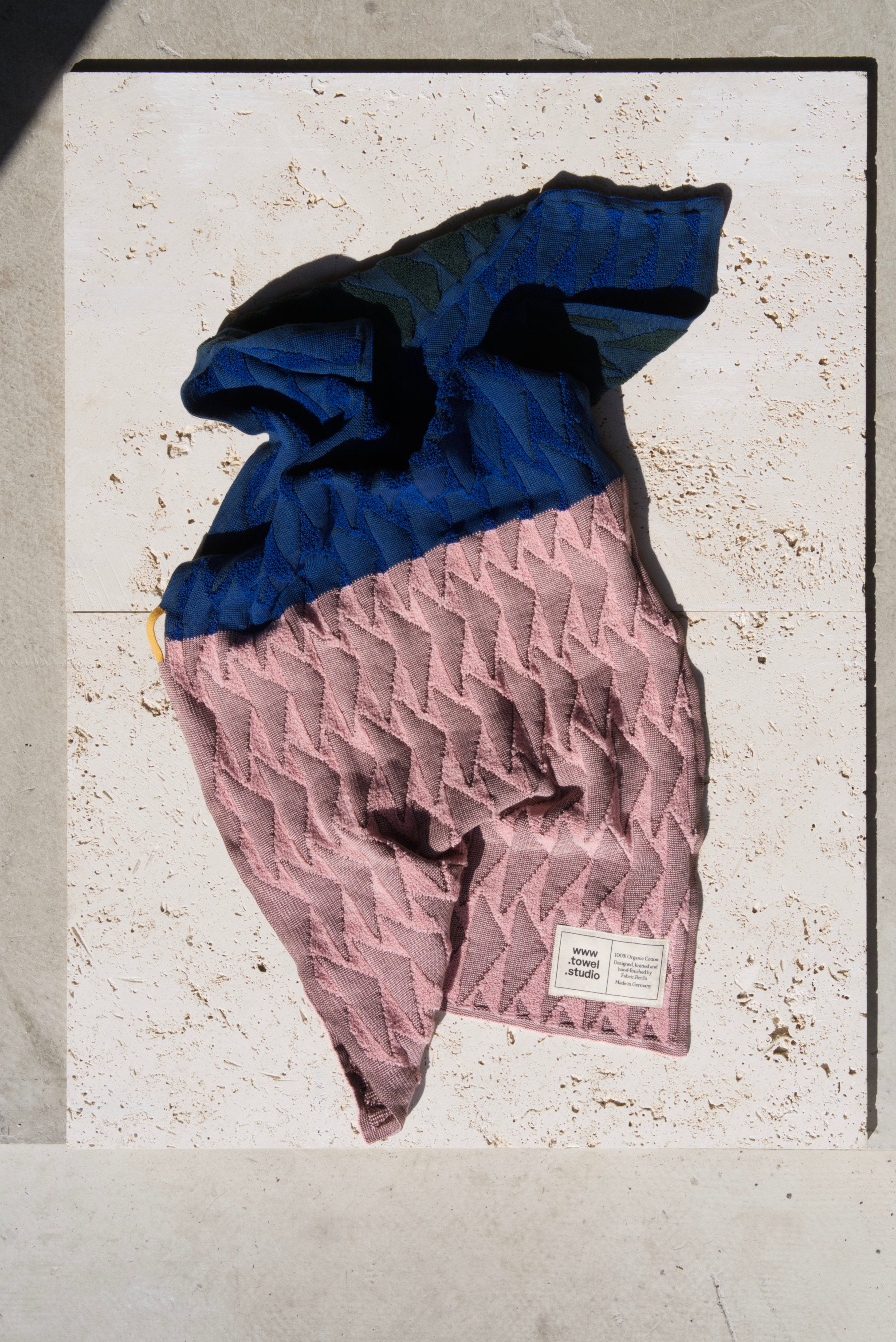 Forest Towel in Indigo Rose