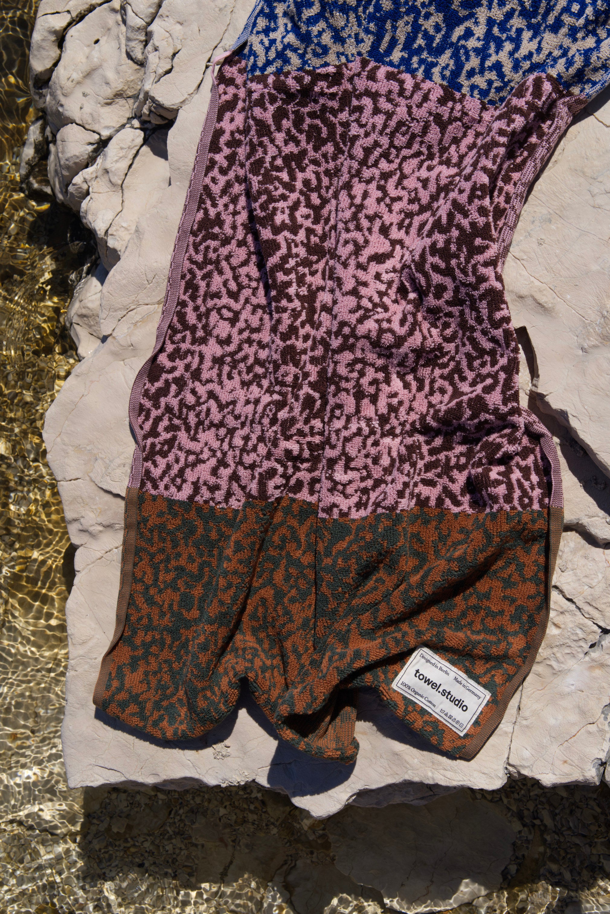 Noisy Camo Bath Towel | Multicolor