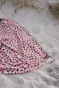 Pebbles Beach Towel | Pink & Green