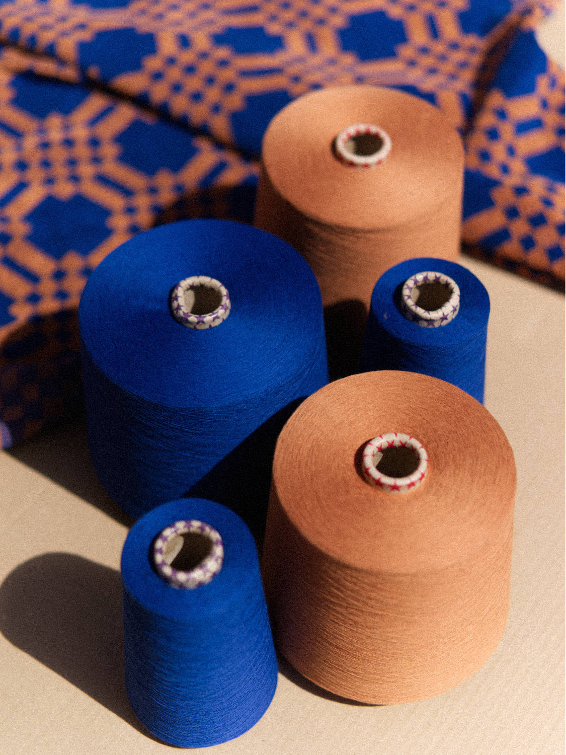 Weave Beach Towel | Azure & Chestnut