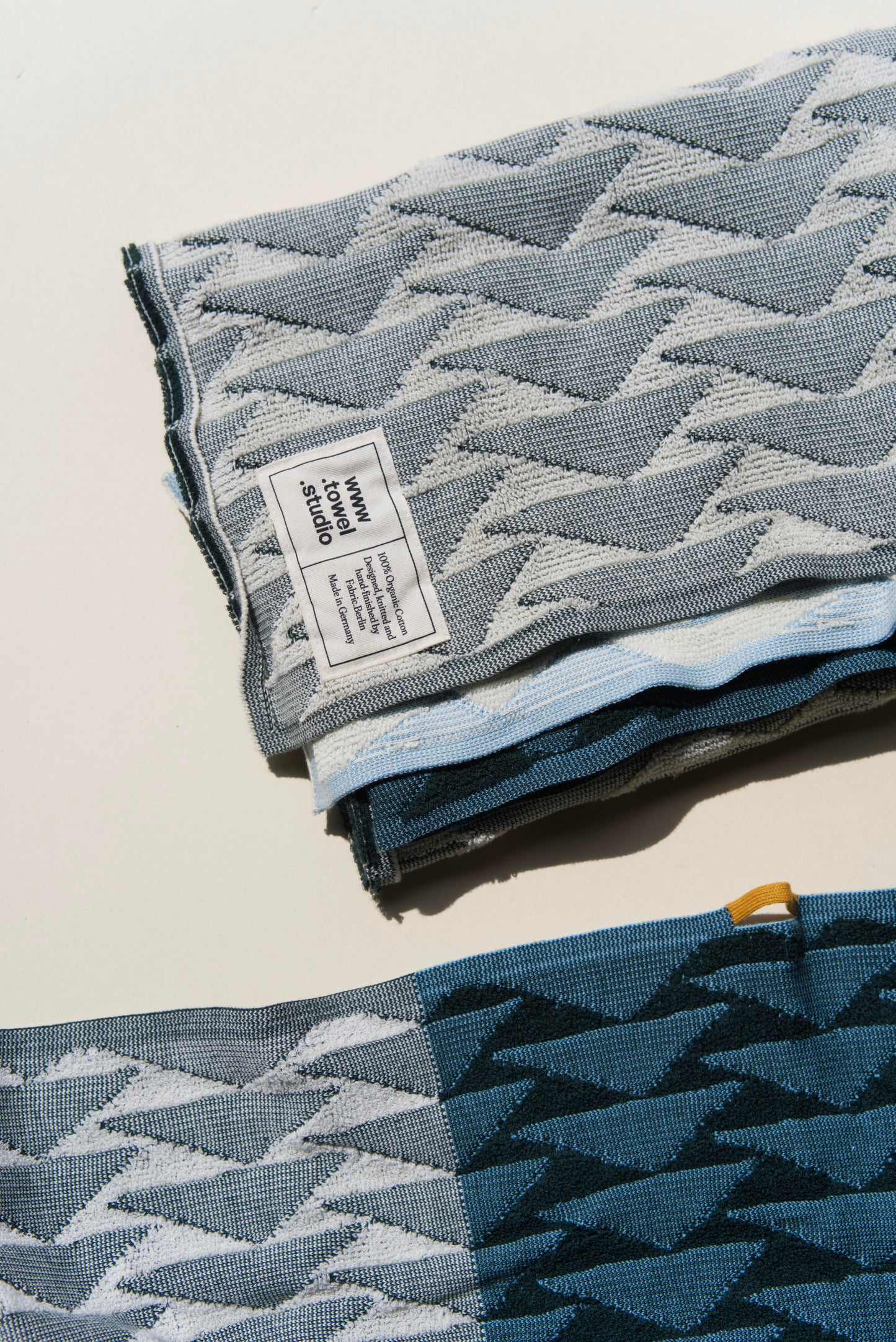 Forest Towel in Rainy Blue