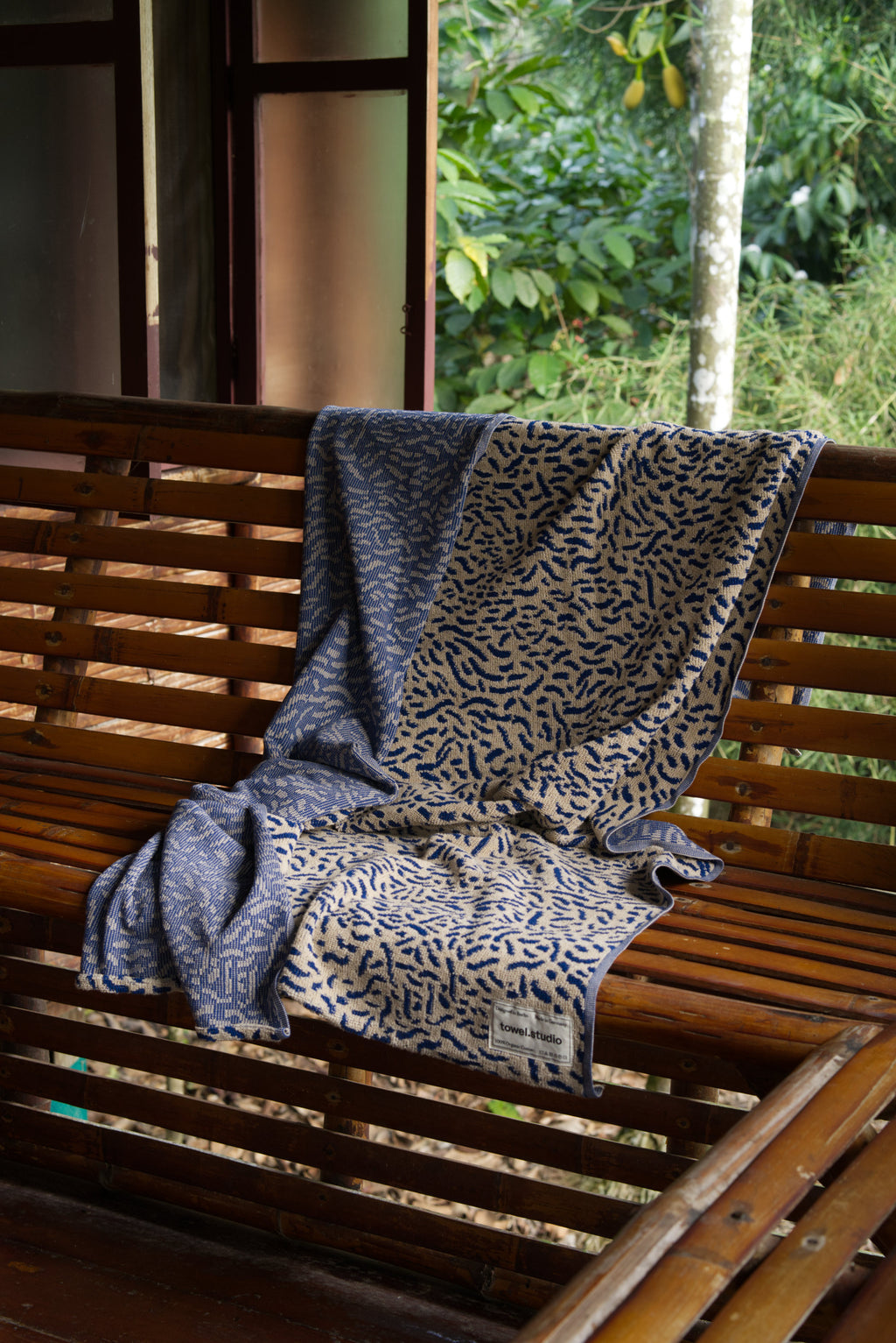 Worm Beach Towel | Electric Blue