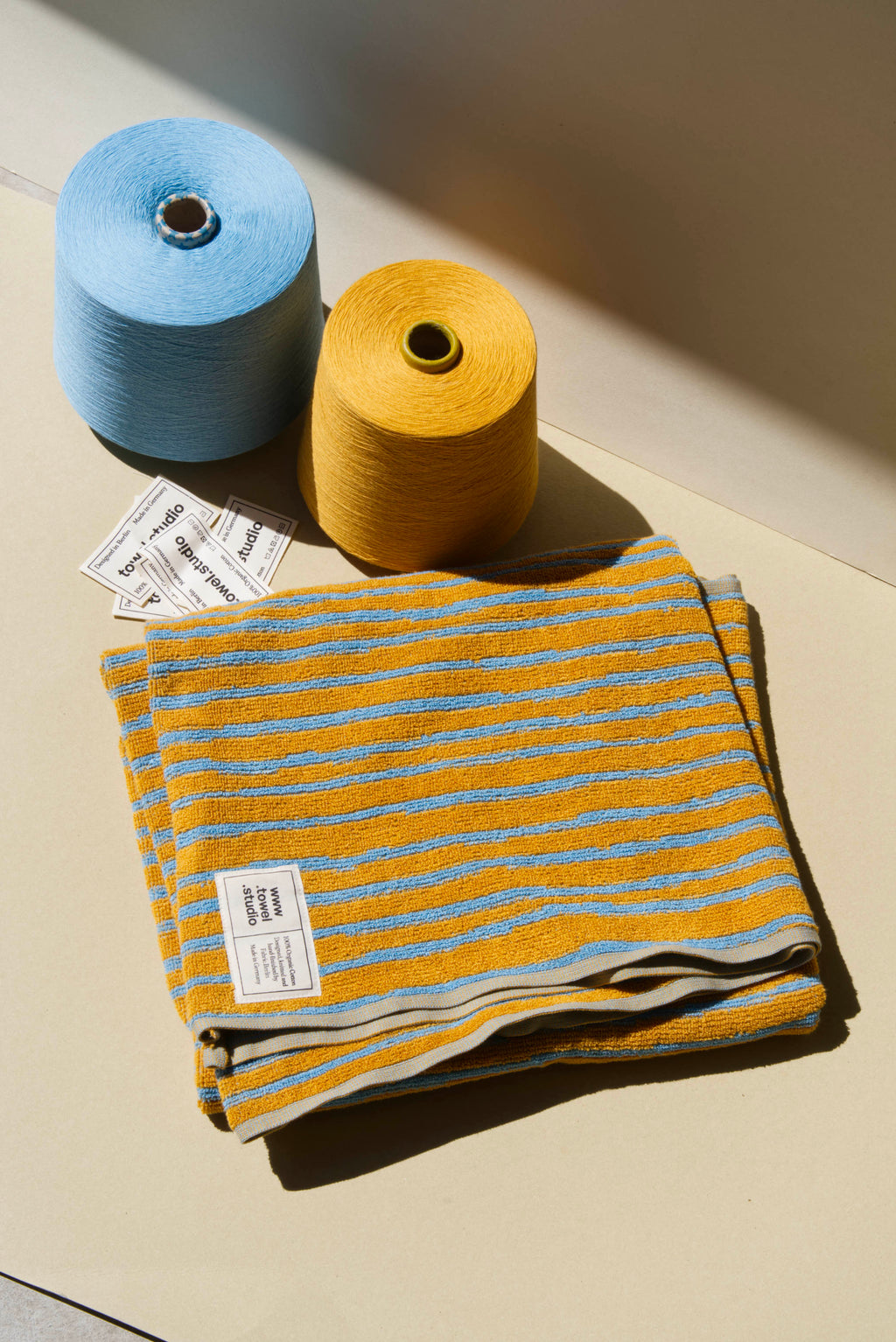 Stripe Beach Towel | Caramel & Sky