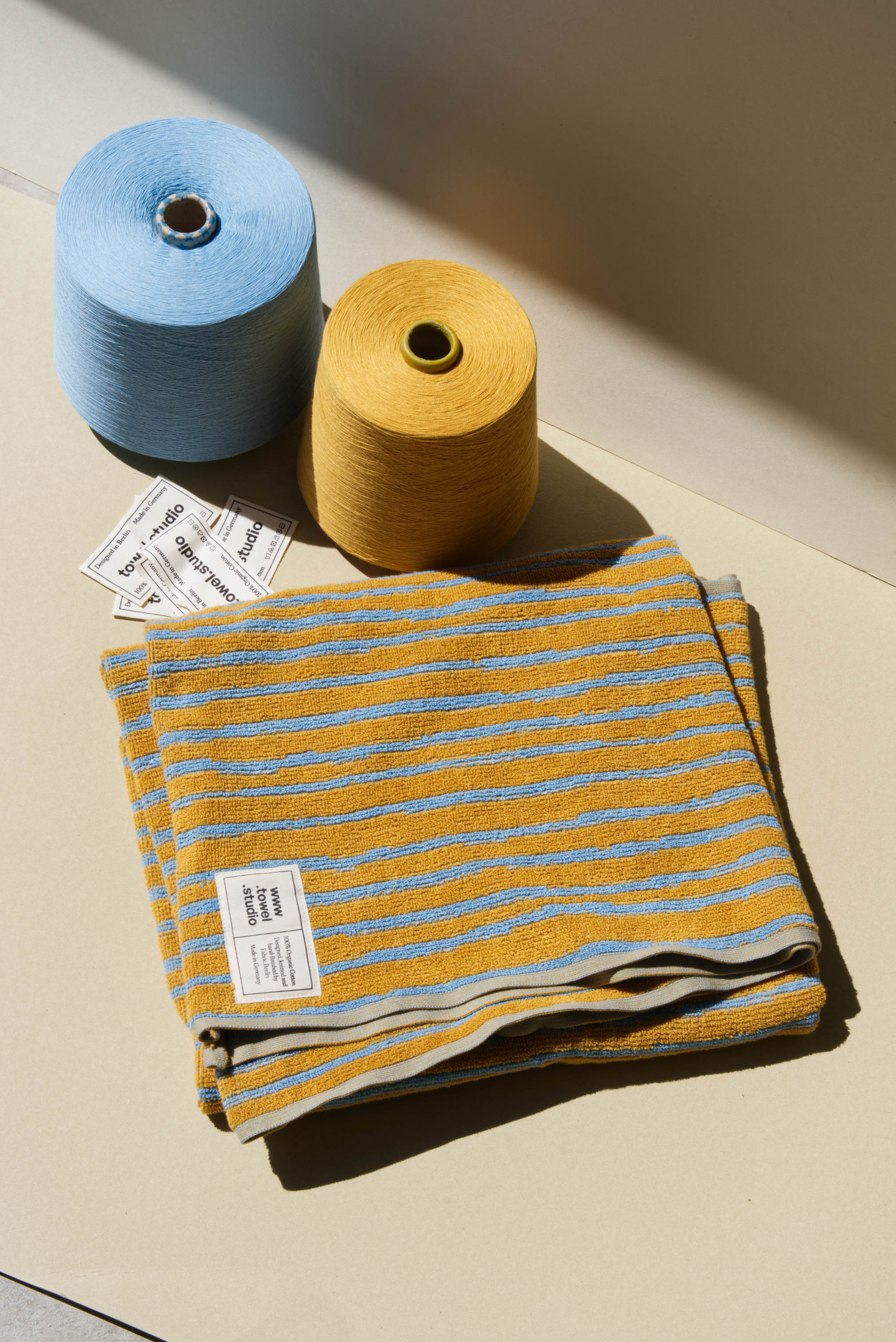Stripe Beach Towel | Caramel & Sky