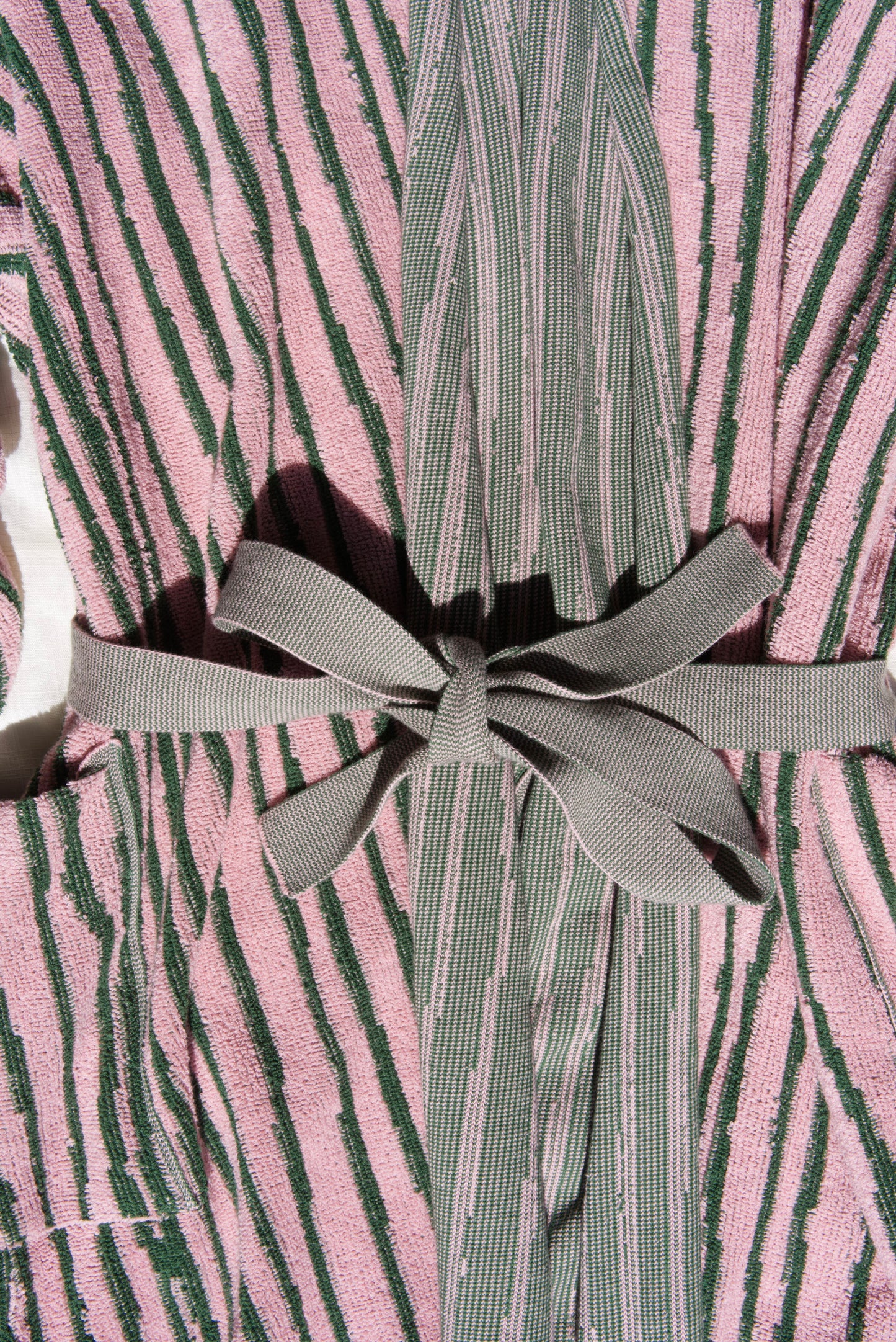 Stripe Bathrobe |   Pink & Green