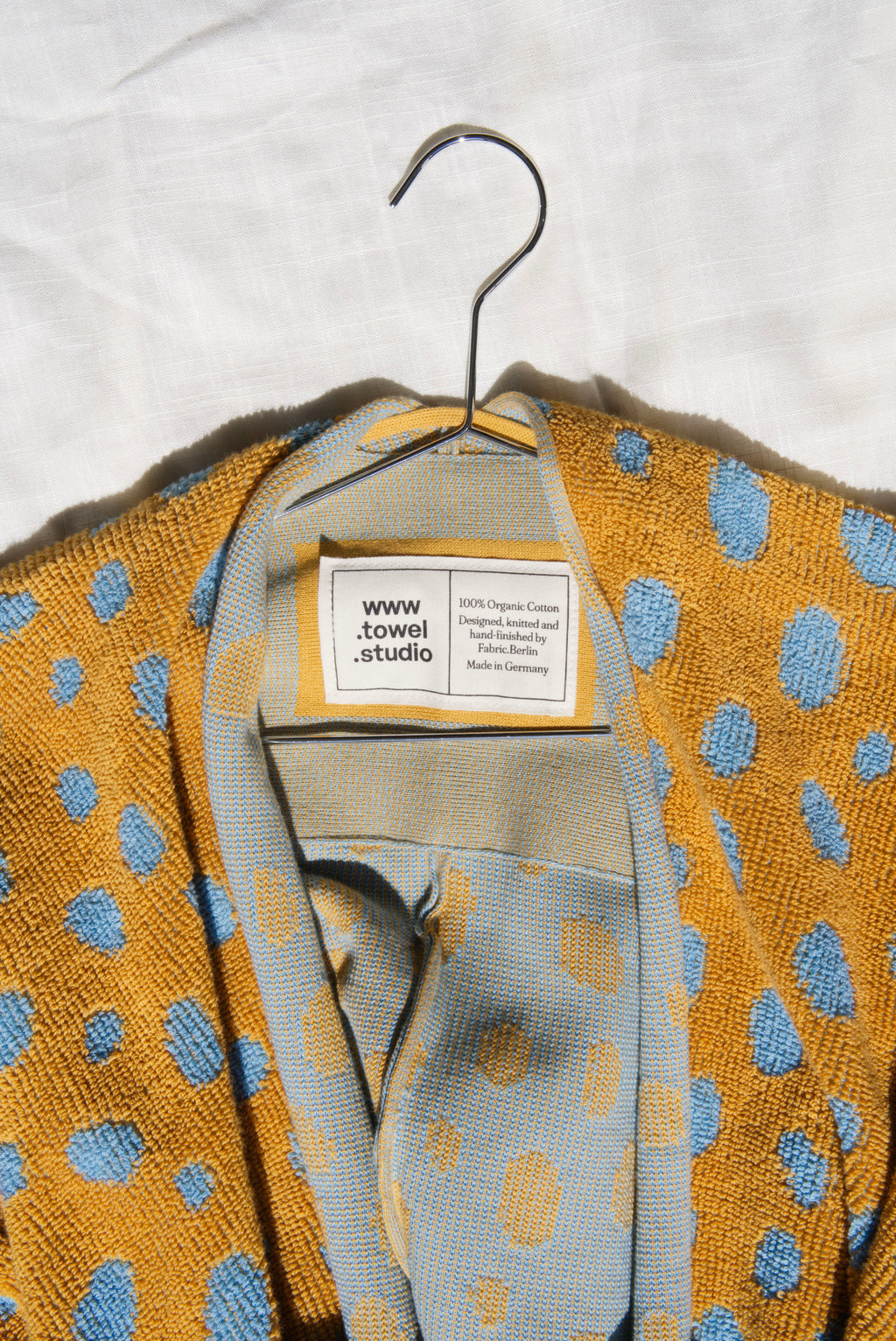 Pebbles Bathrobe | Caramel & Sky