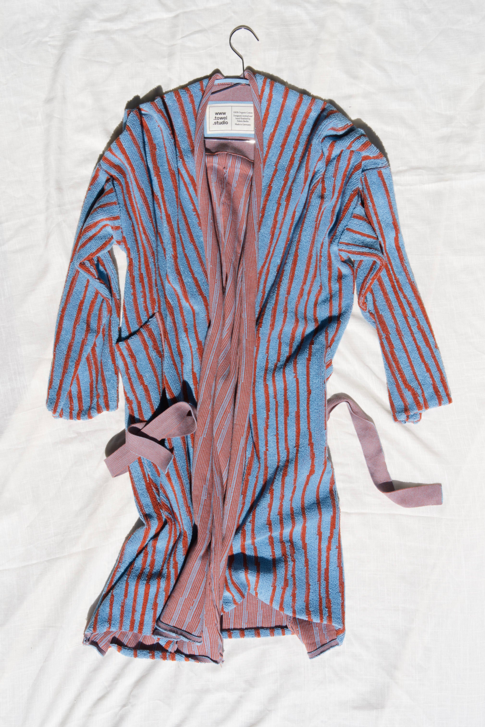 Stripe Bathrobe | Sky & Brick