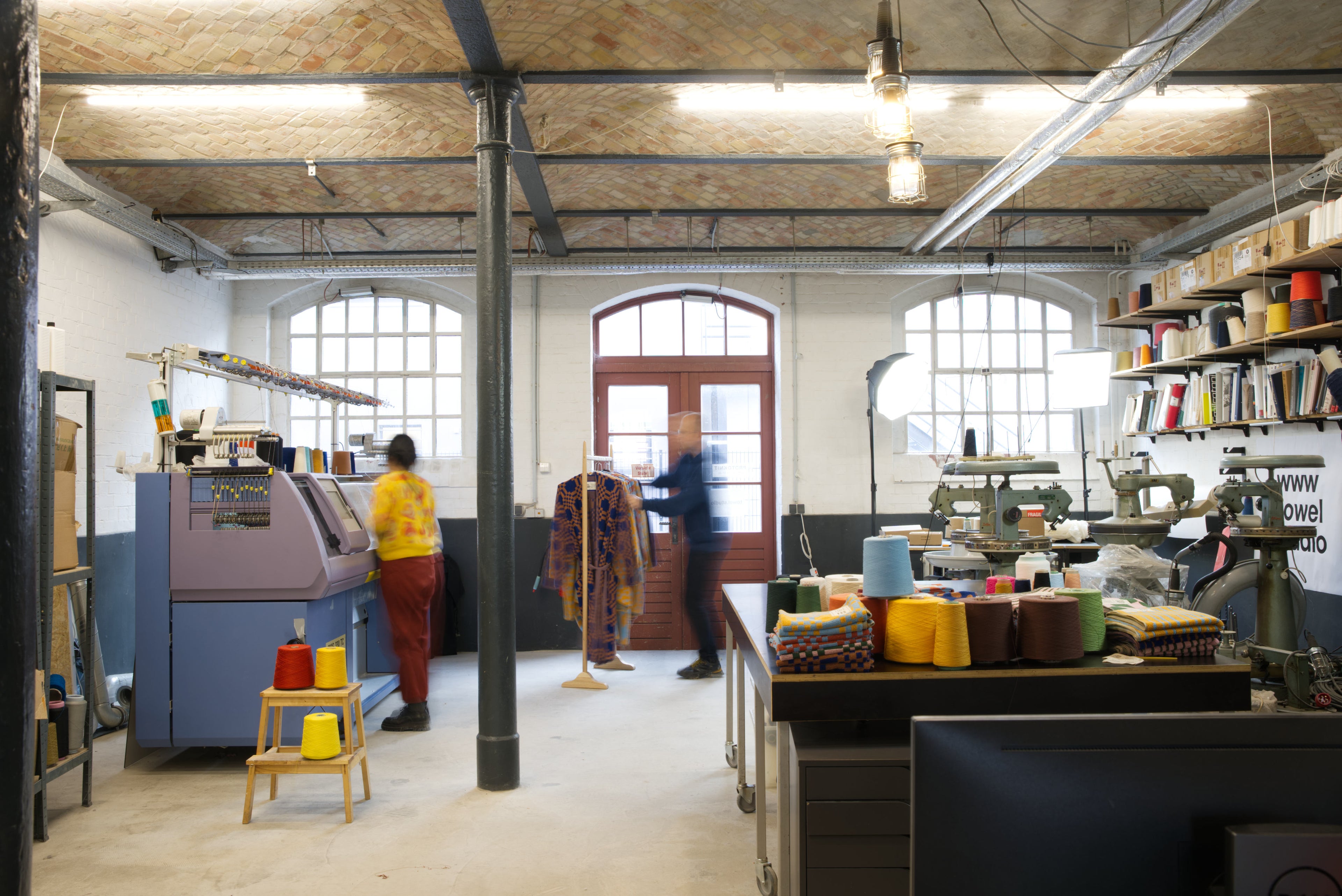 towel.studio knitting and towel manufacturing workshop.