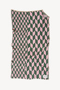 Arrow Tail Bath Towel | Pink & Green
