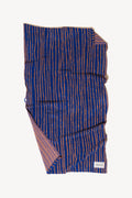 Stripe Badetuch | Azure & Chestnut
