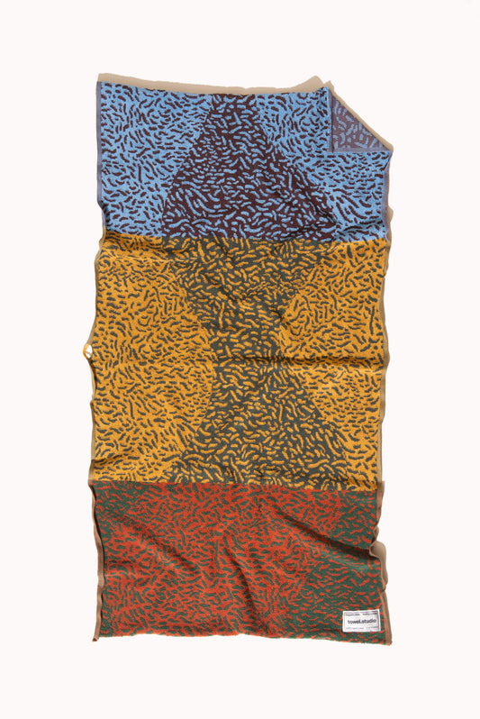 Worm Bath Towel | Multicolor