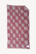 Fields Bath Towel | Burgundy