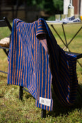 Stripe Beach Towel | Azure & Chestnut