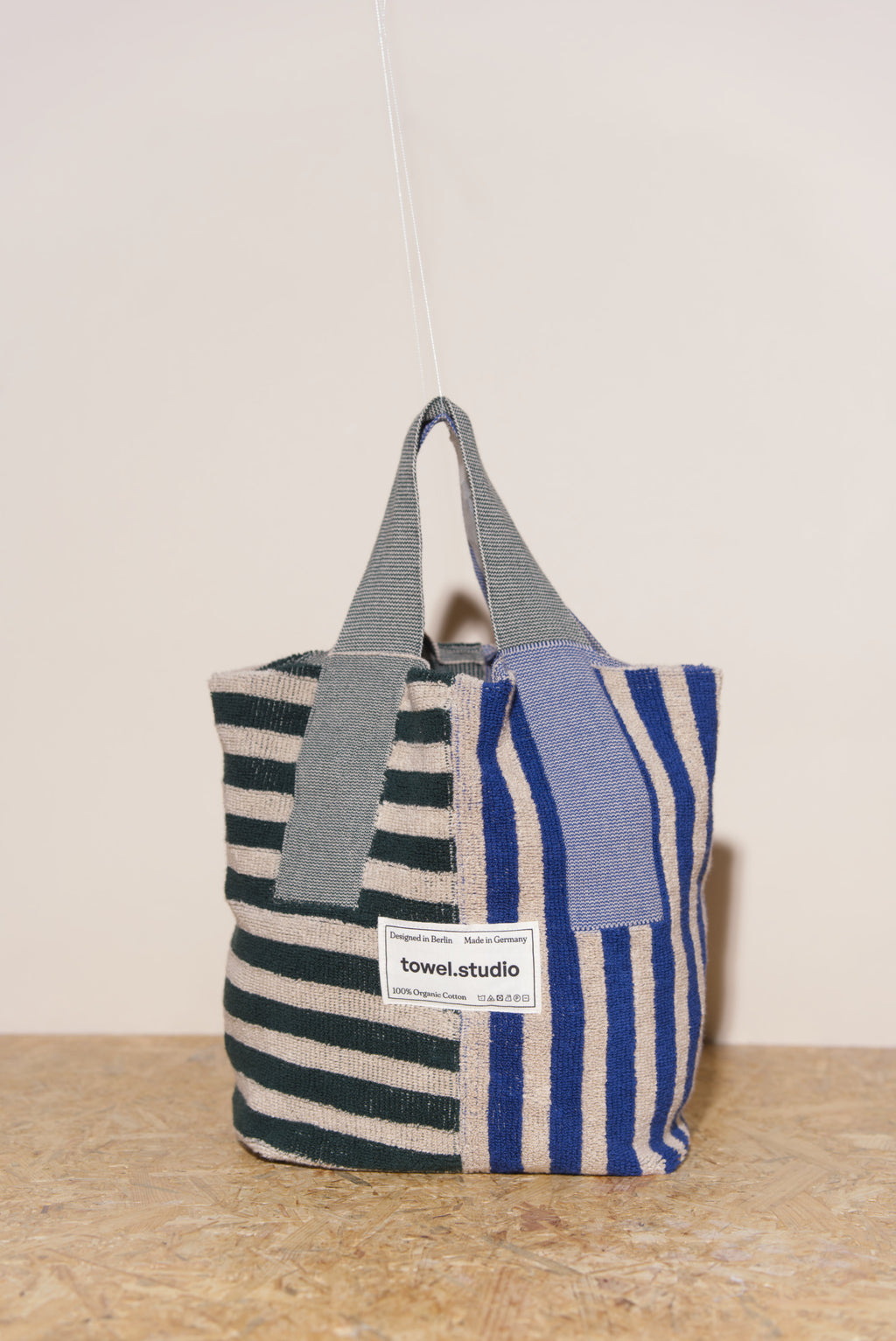 Crosswalk Beach Bag | Forest Blue