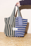 Crosswalk Beach Bag | Forest Blue