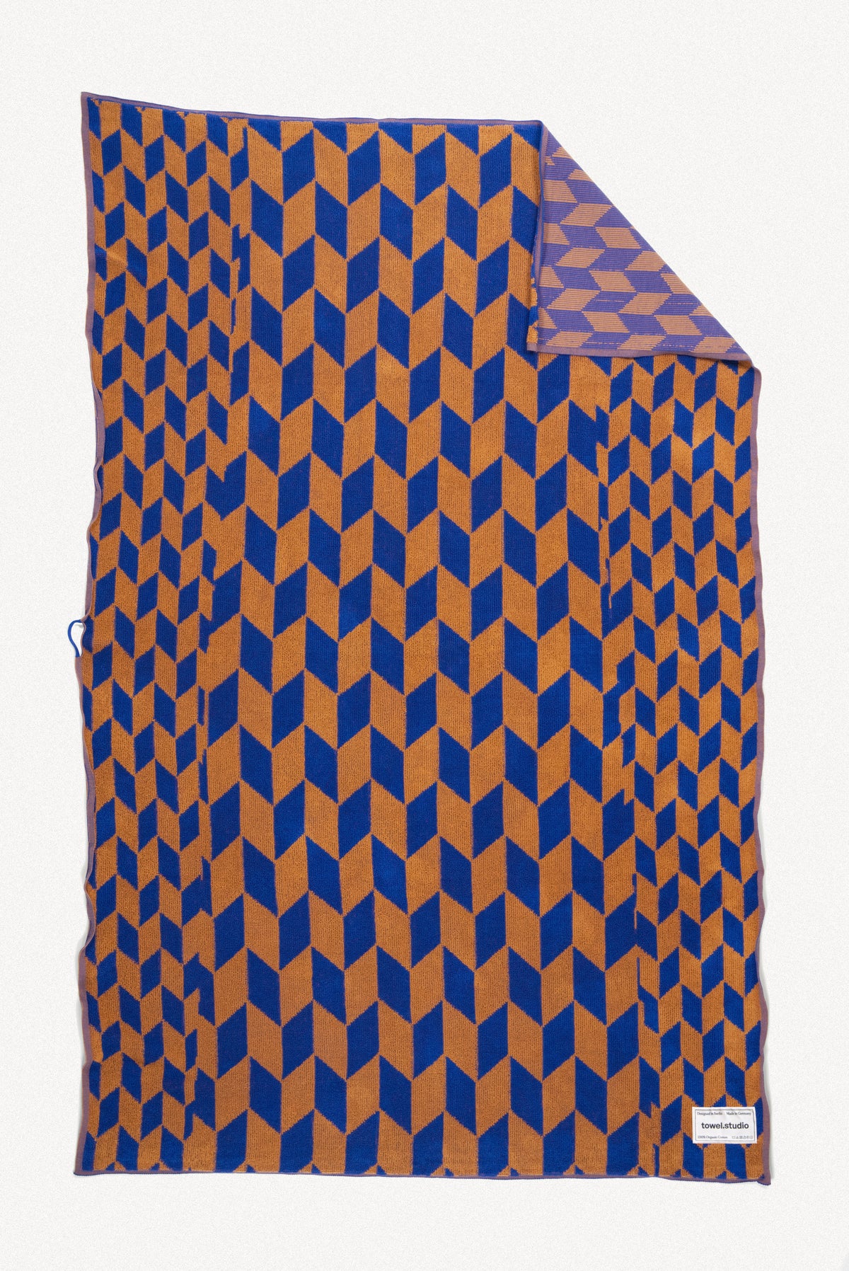 Arrow Tail Strandtuch | Azure & Chestnut