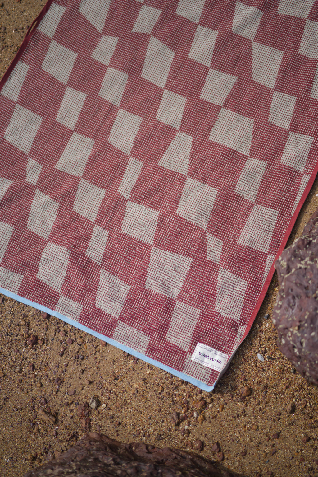 Fields Strandtuch | Burgundy