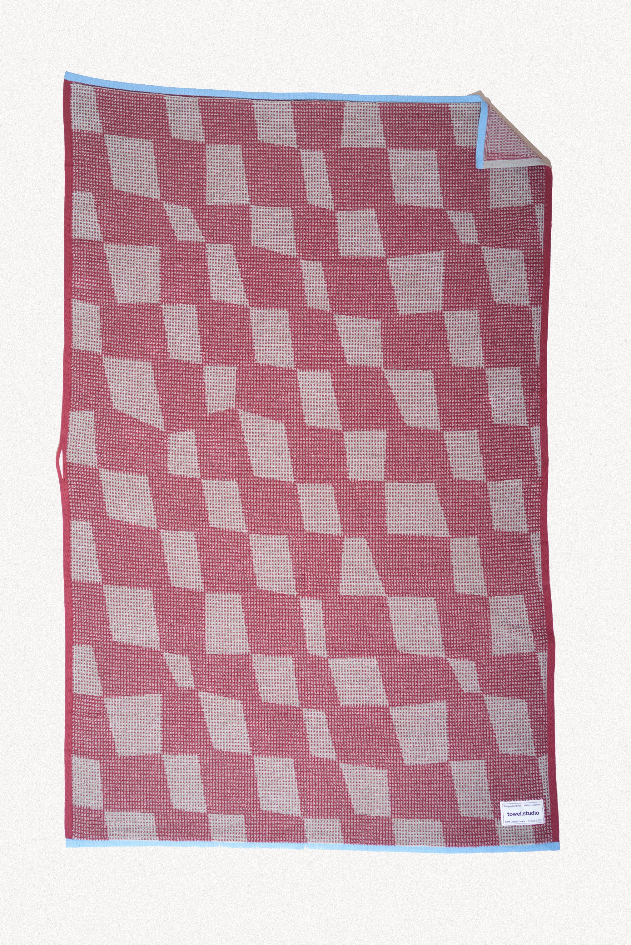 Fields Beach Towel | Burgundy