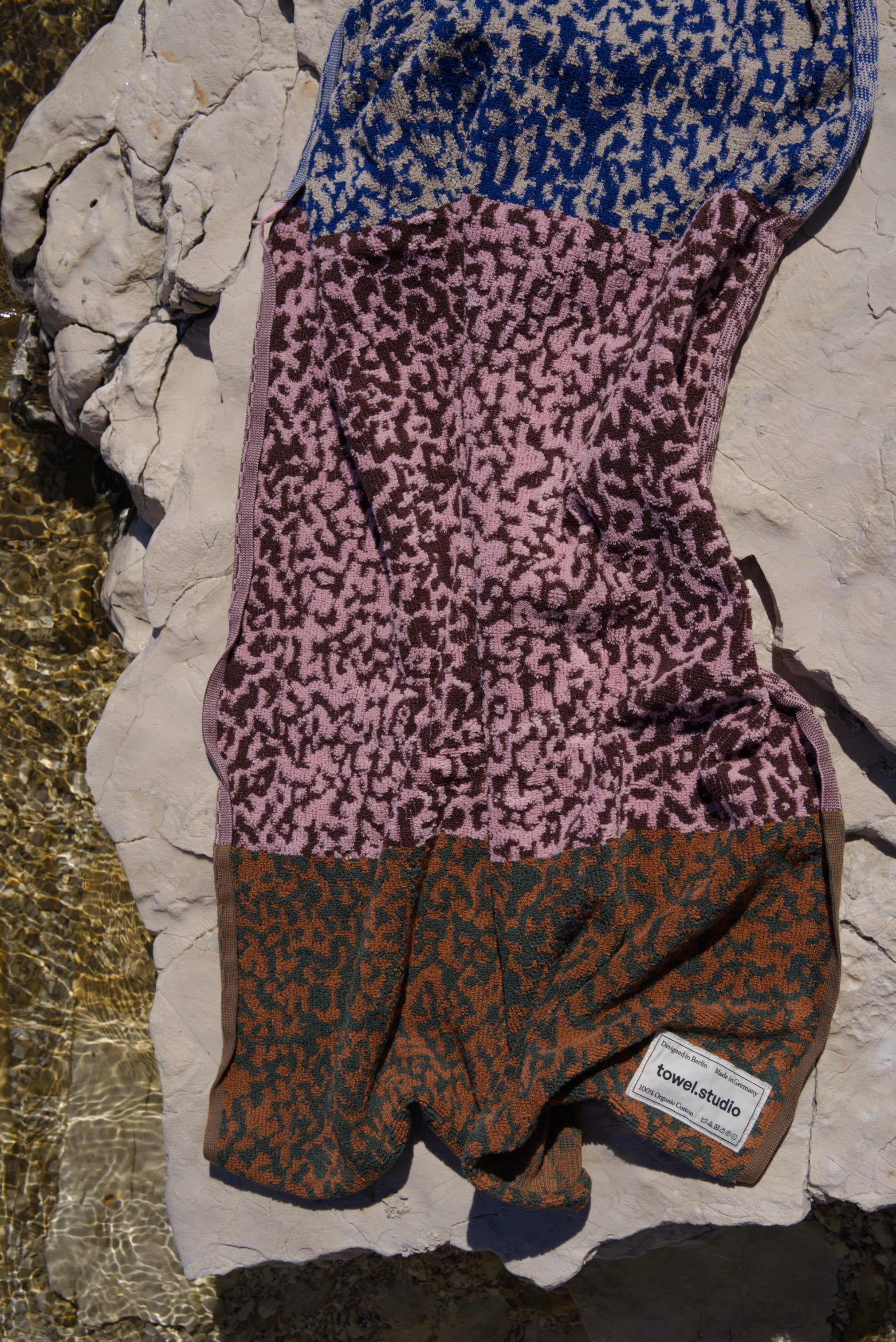 Noisy Camo Beach Towel | Multicolor