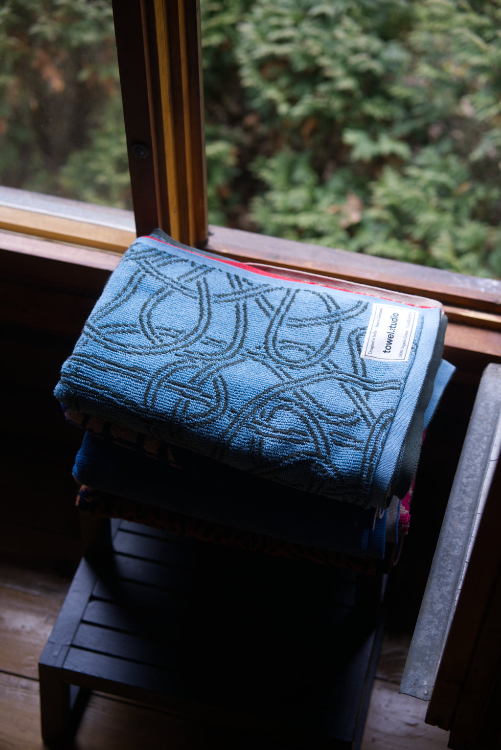 Cable Jumble Blanket Towel | Poppy