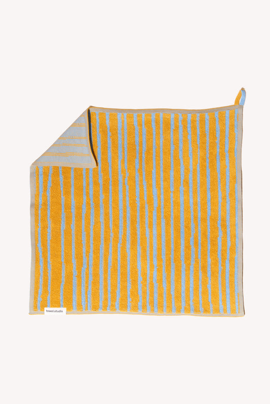 Stripe Guest Towel | Caramel & Sky