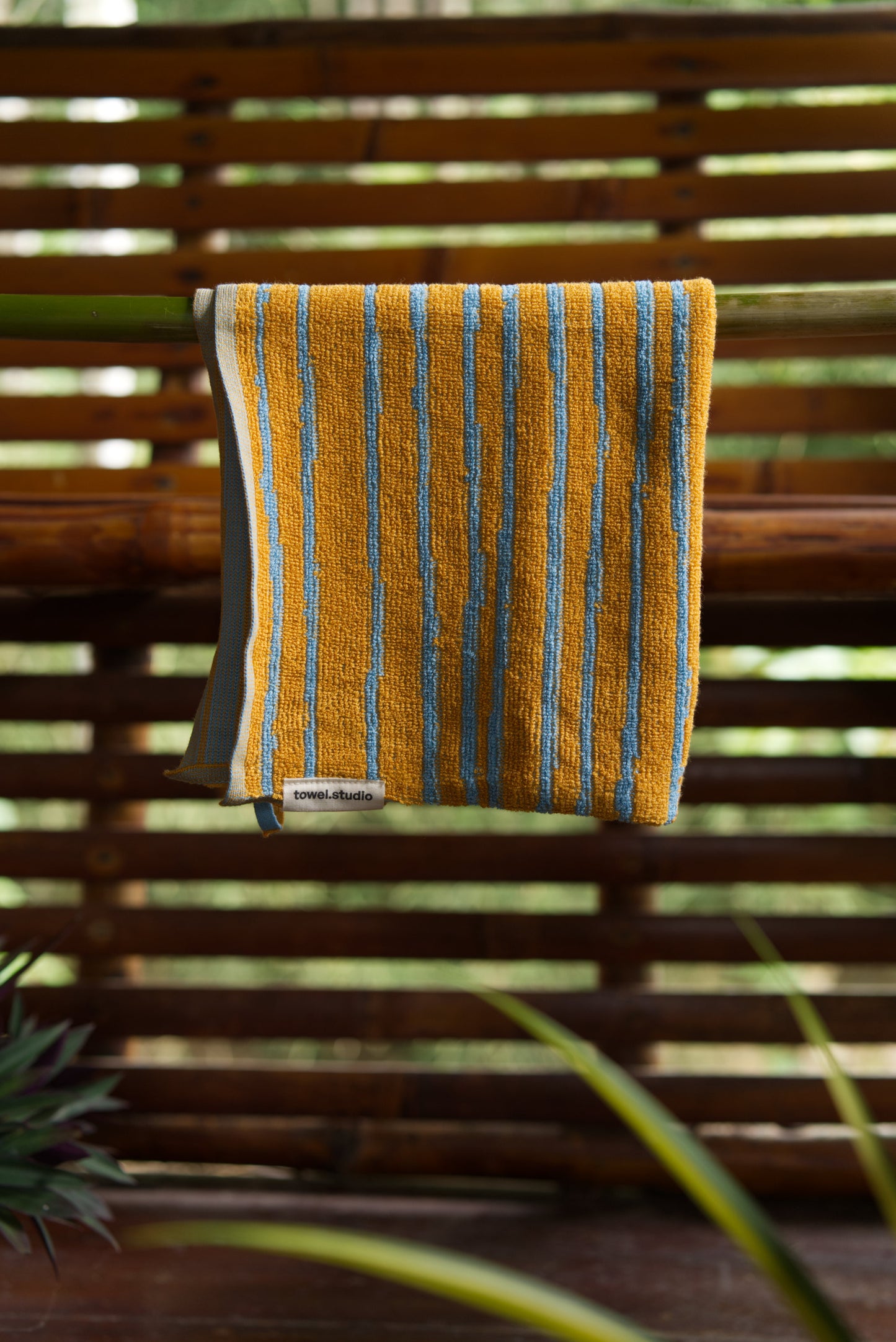Stripe Guest Towel | Caramel & Sky