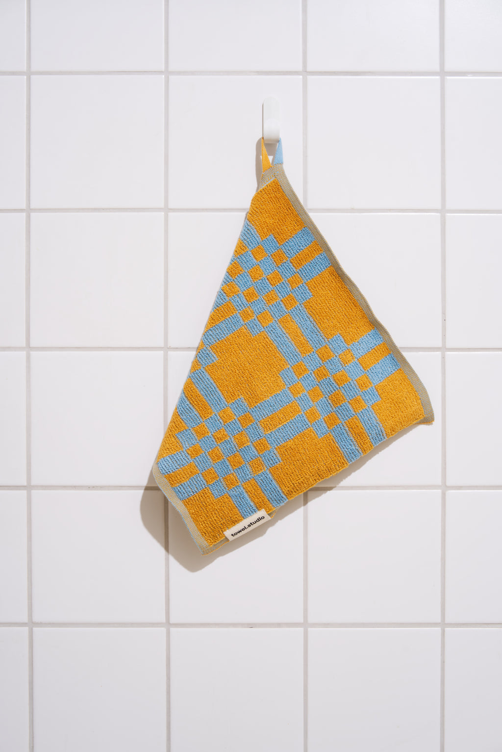 Weave Guest Towel | Caramel & Sky