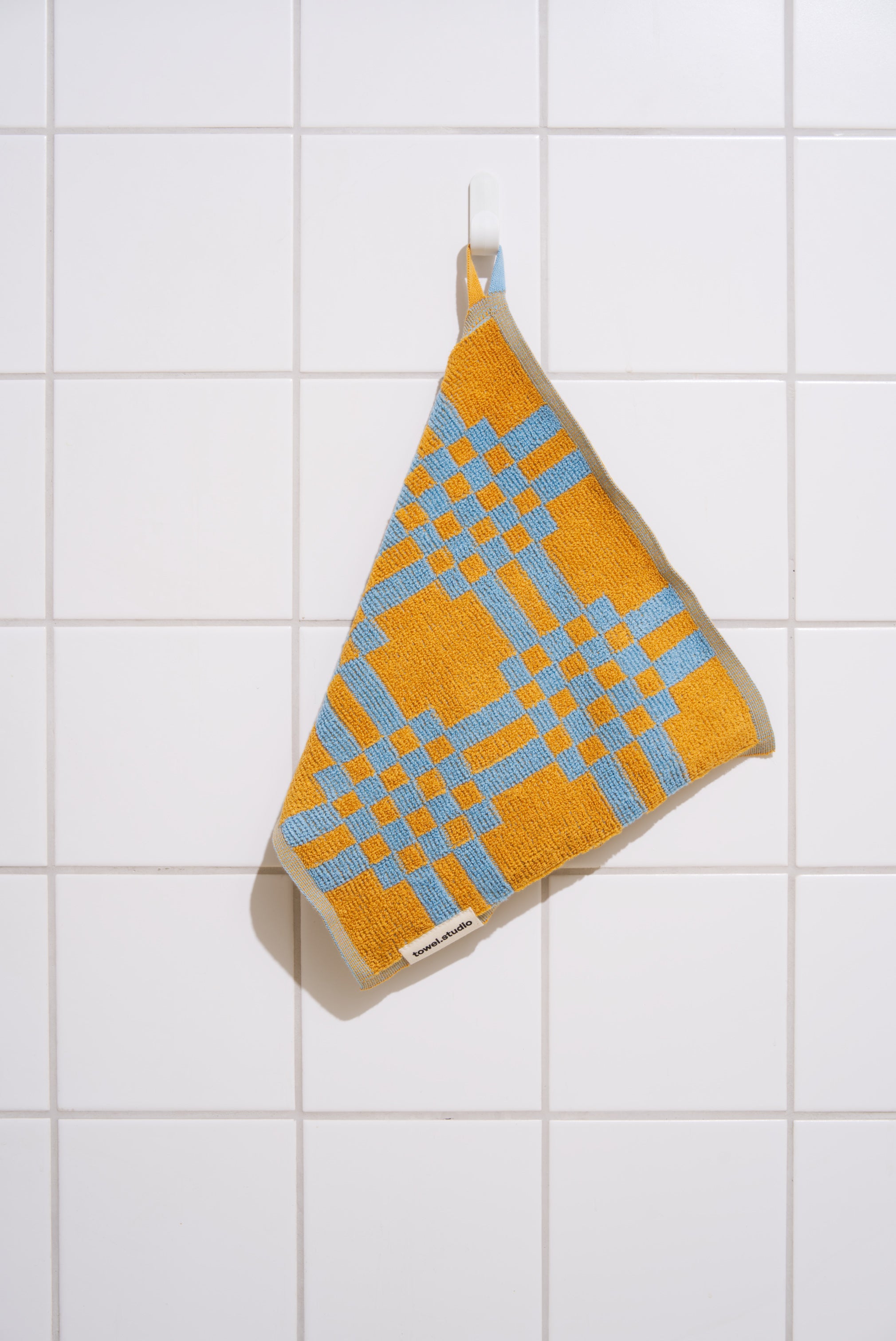 Weave Guest Towel | Caramel & Sky
