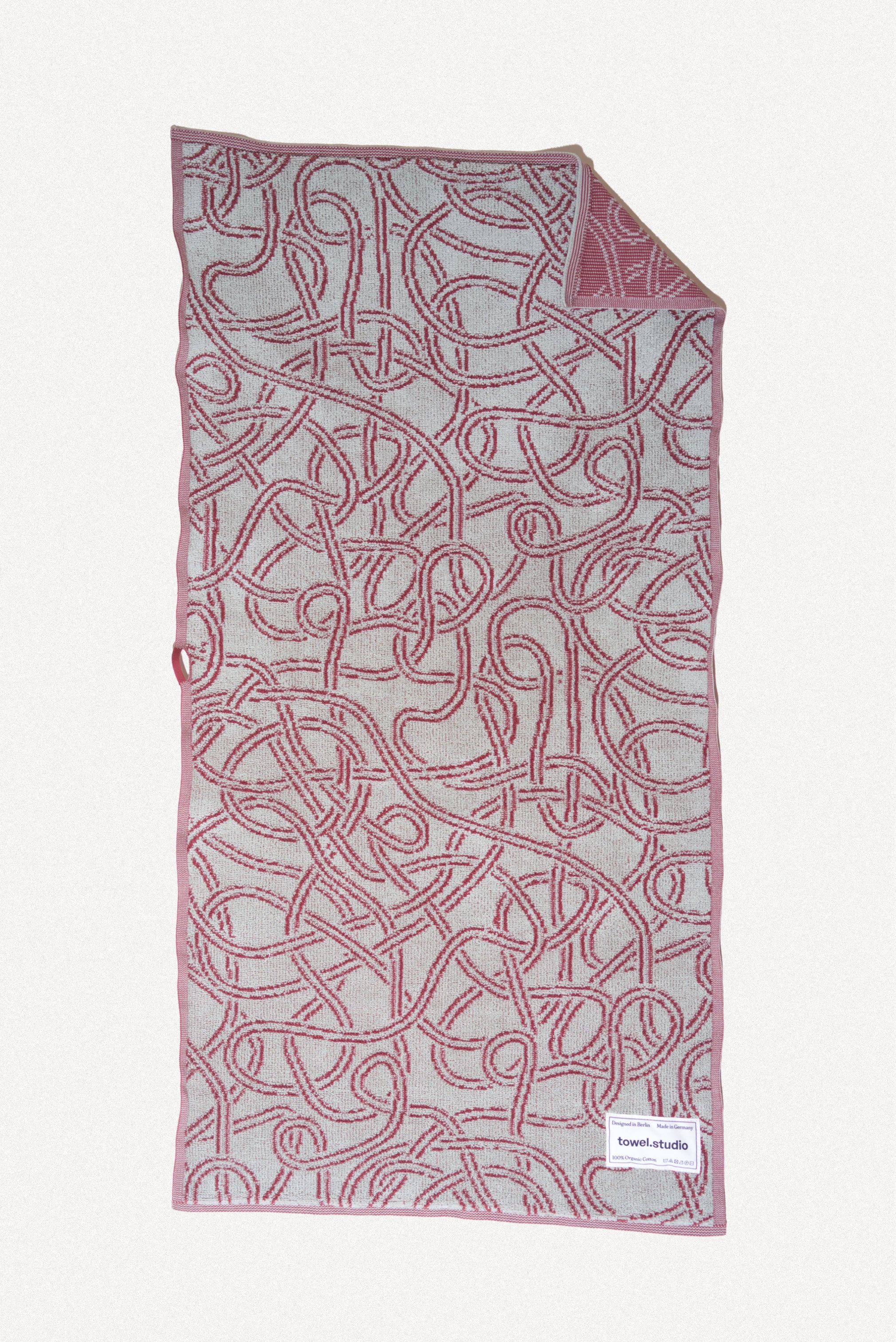 Cable Jumble Gym Towel | Burgundy