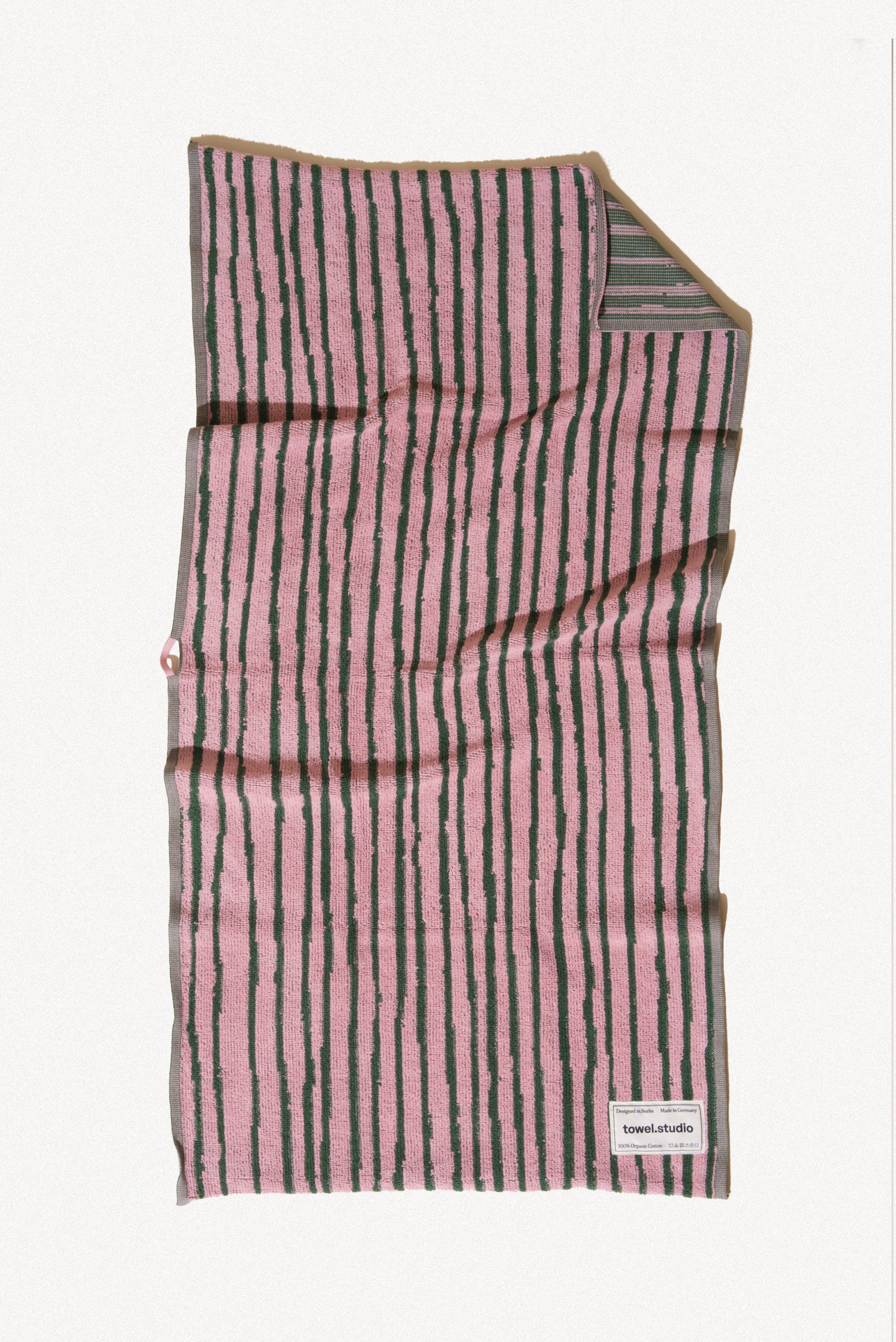 Stripe Gym Towel | Pink & Green