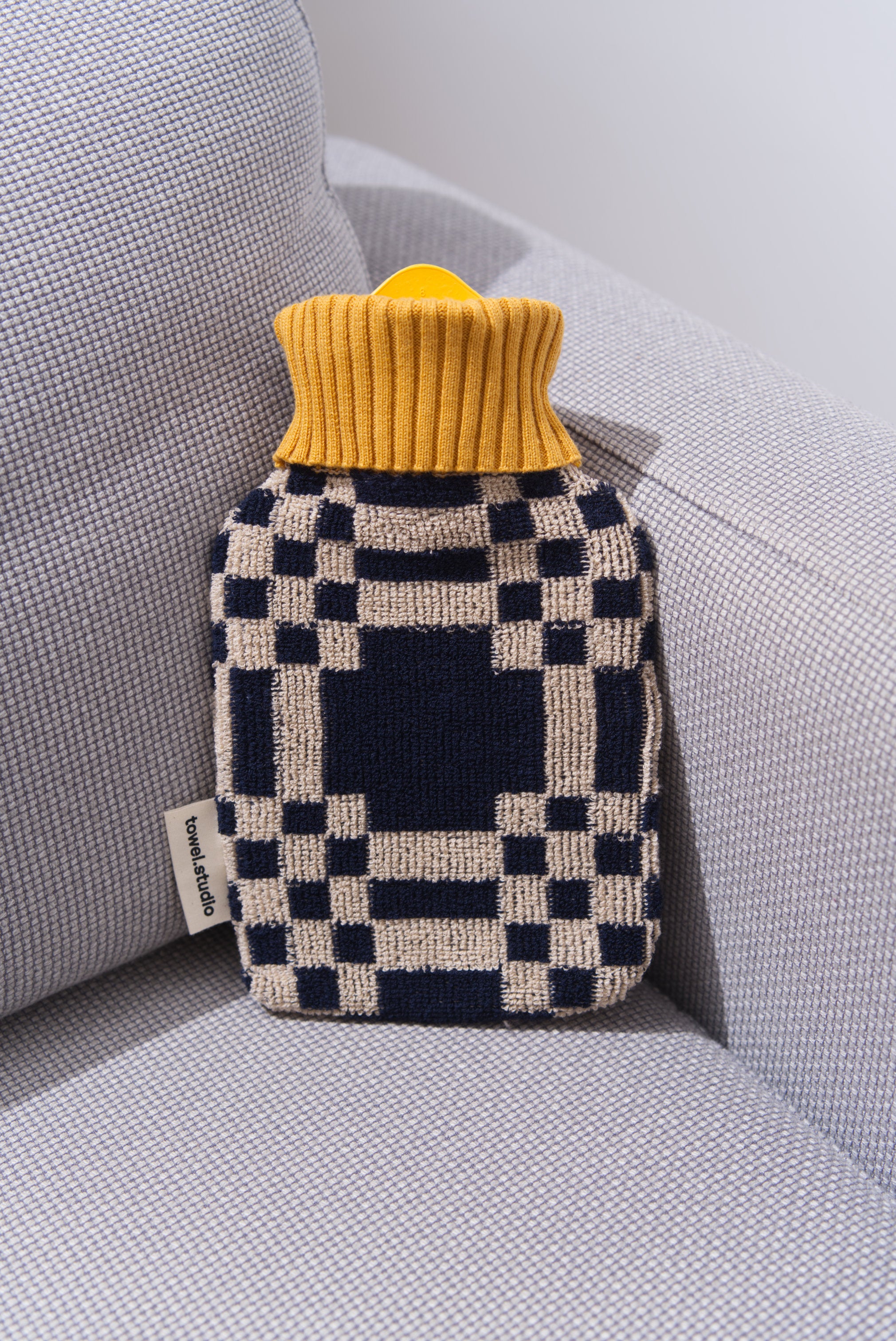 Weave Hot Water Bottle | Maritime | Small (0.8 Liter)
