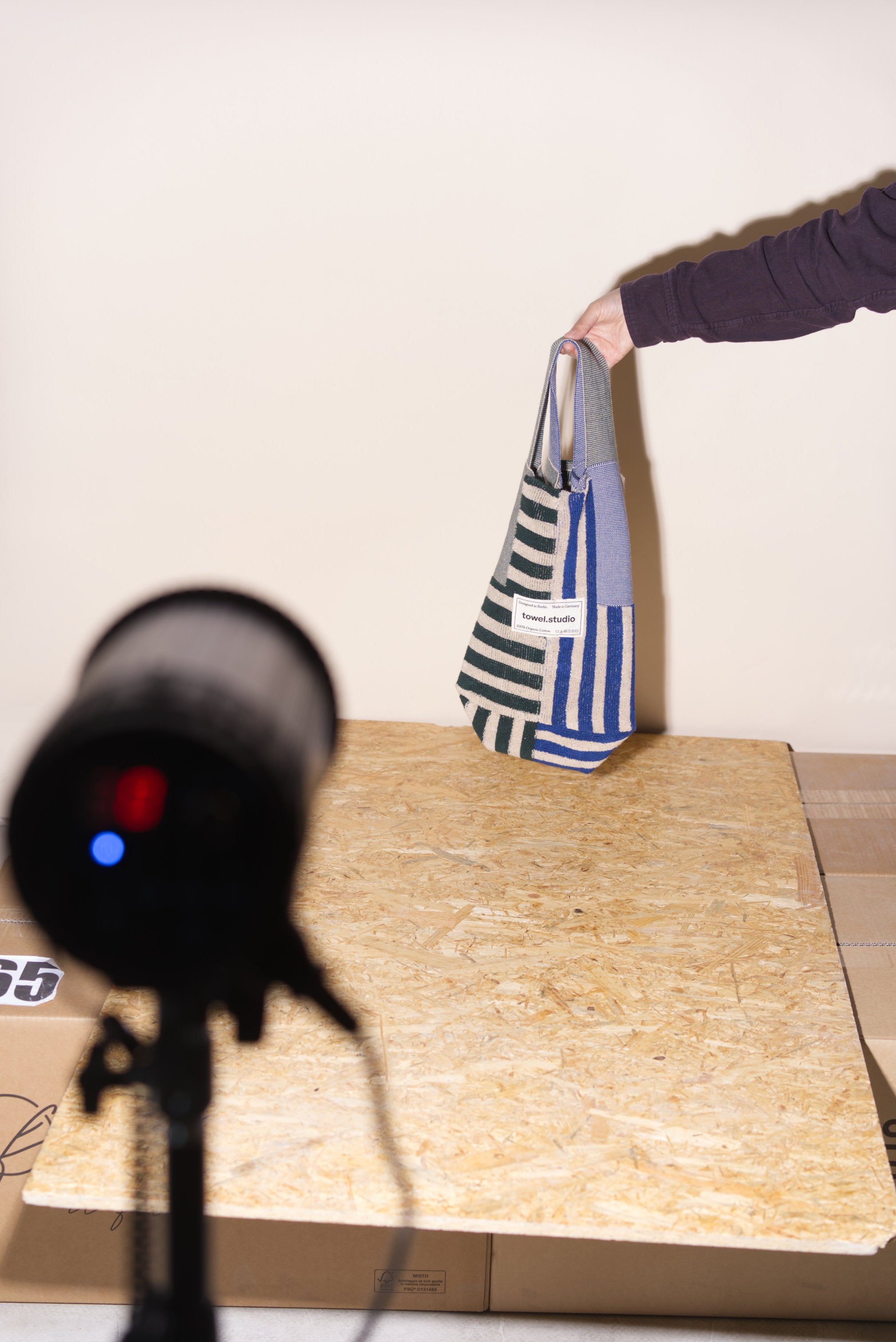 Crosswalk Mini Tote | Forest Blue