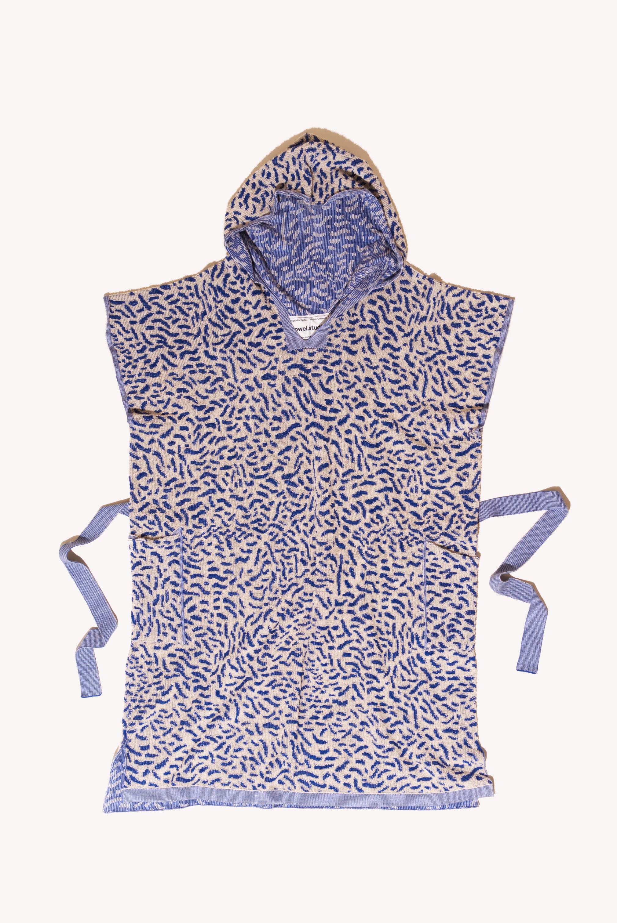 Worm Surf Poncho | Electric Blue