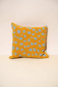 Pebbles Throw Pillow | Caramel & Sky