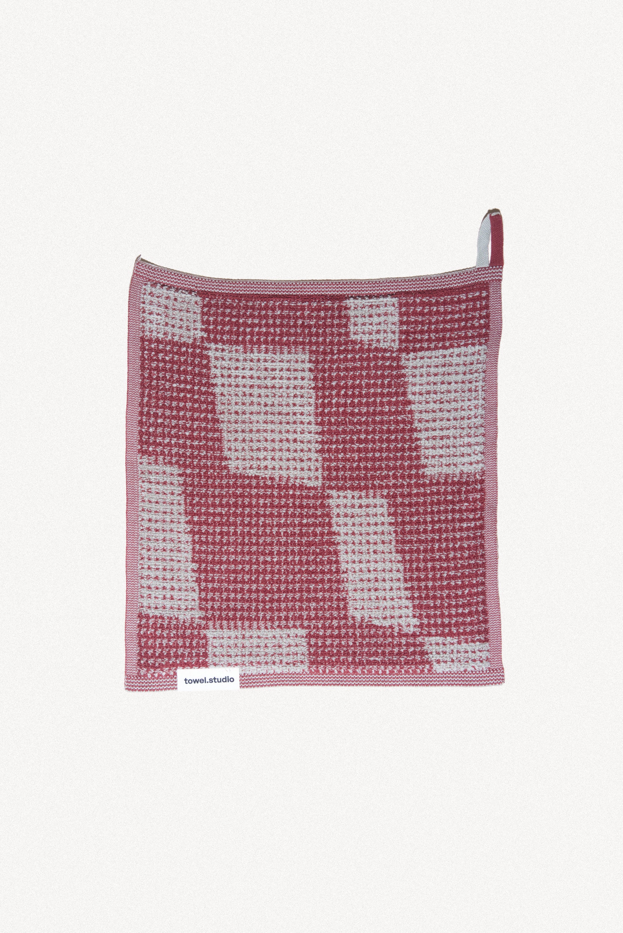 Fields Wash Cloth | Burgundy