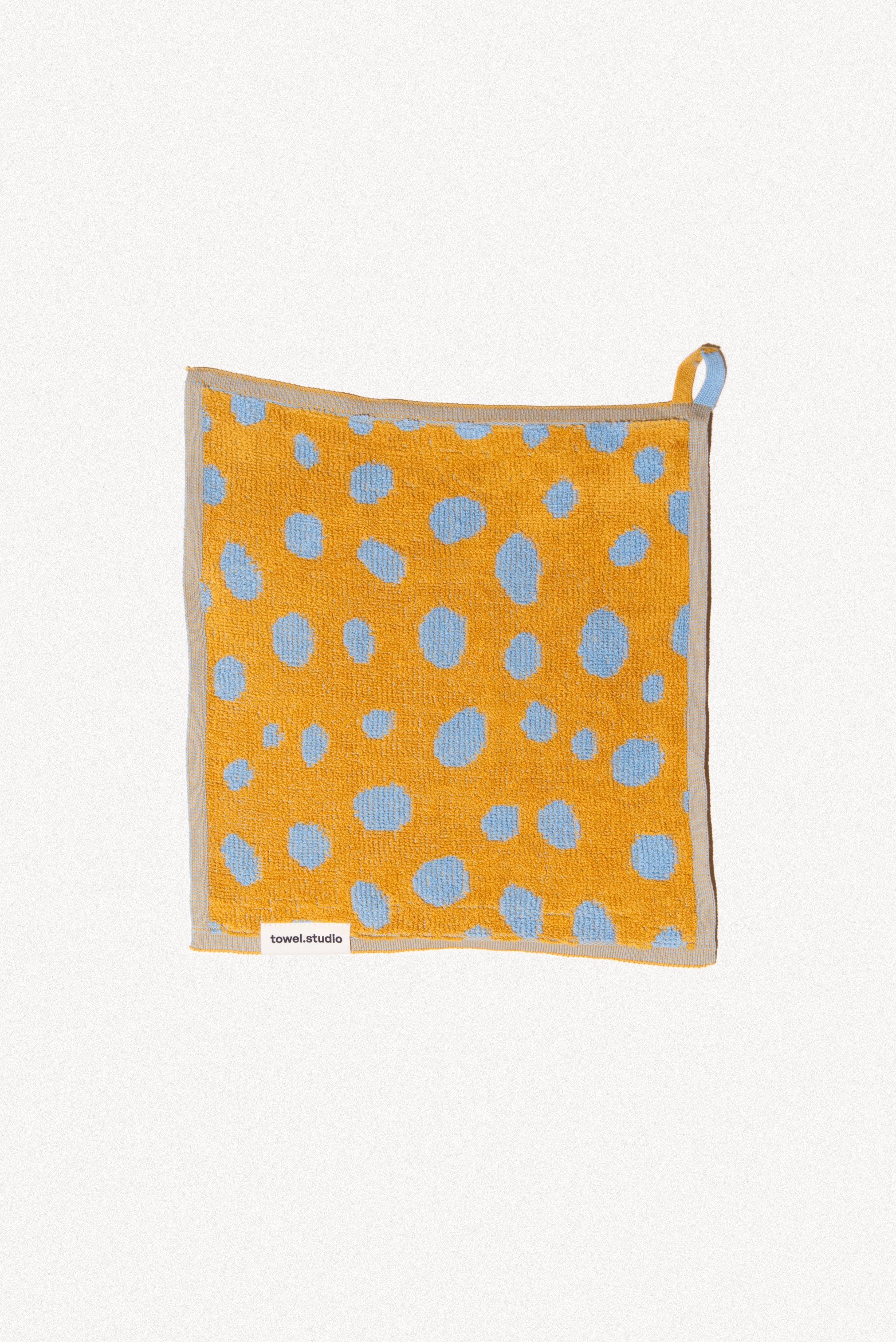 Pebbles Wash Cloth | Caramel & Sky