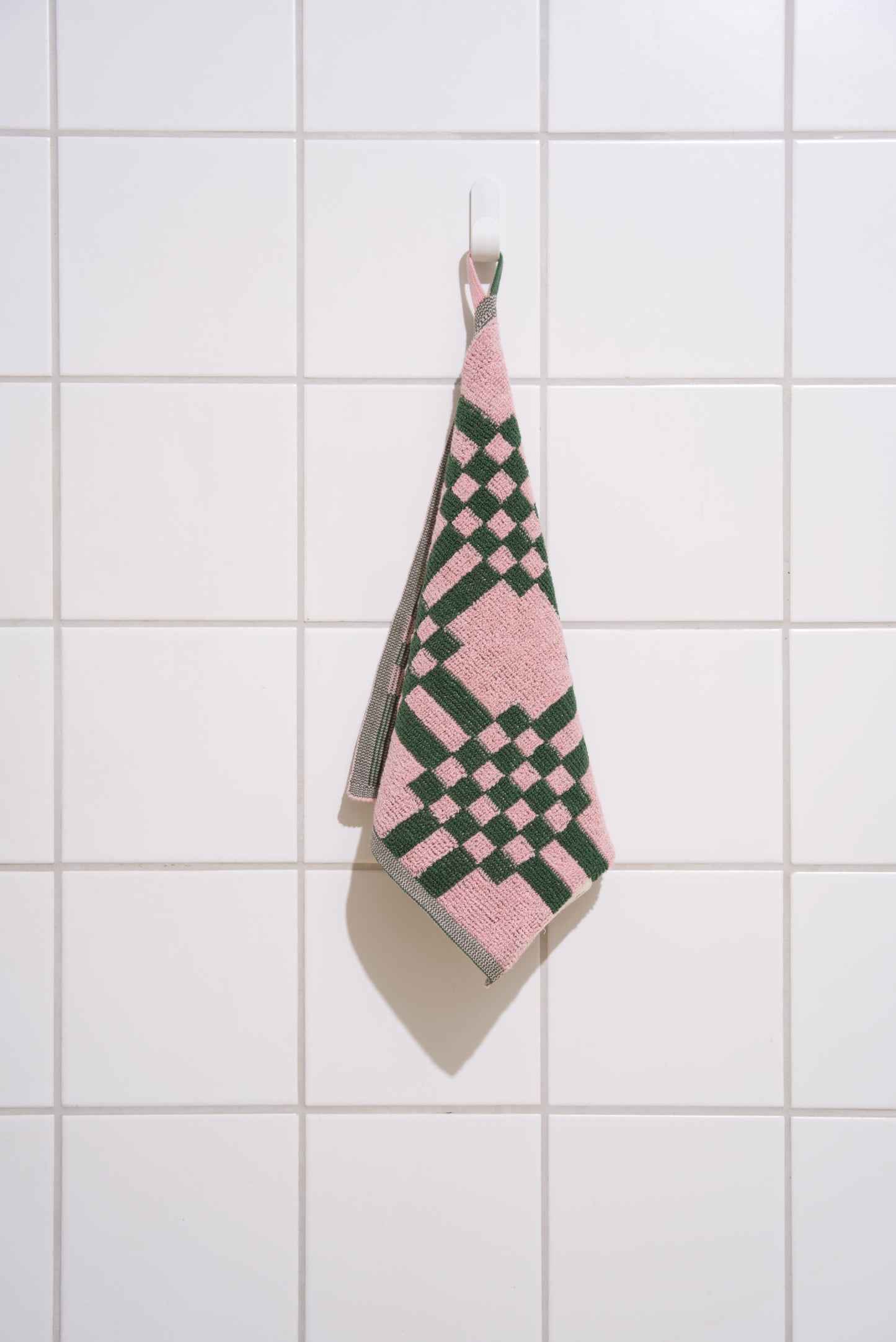 Weave Wash Cloth | Pink & Green