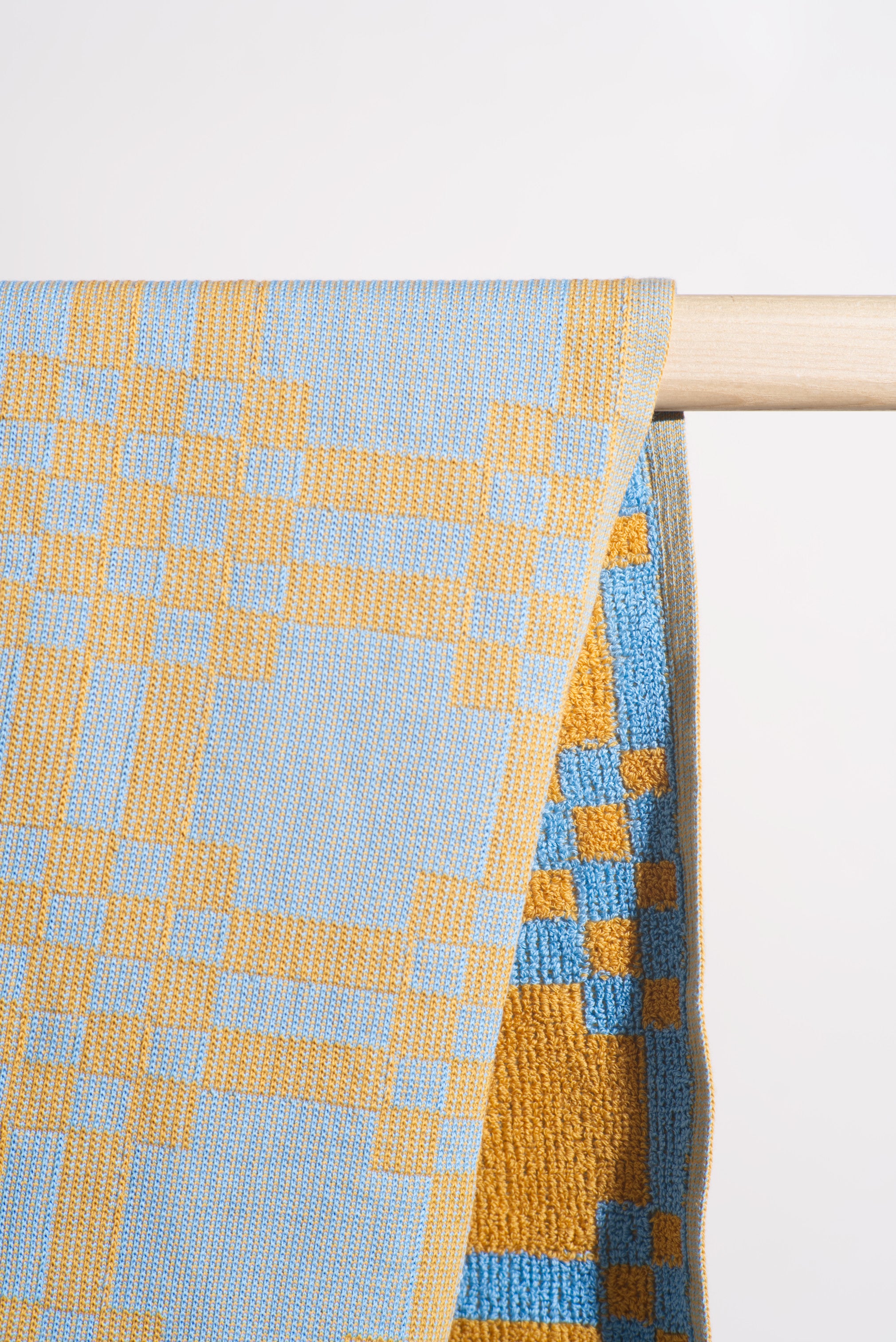 Weave Beach Towel | Caramel & Sky