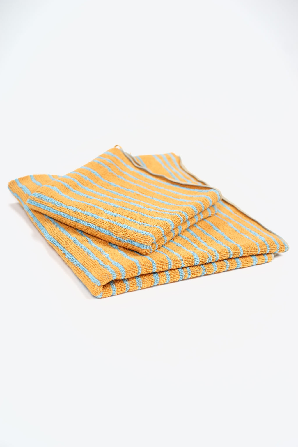 bath towel terry yellow blue frottee badetuch gelb blau set