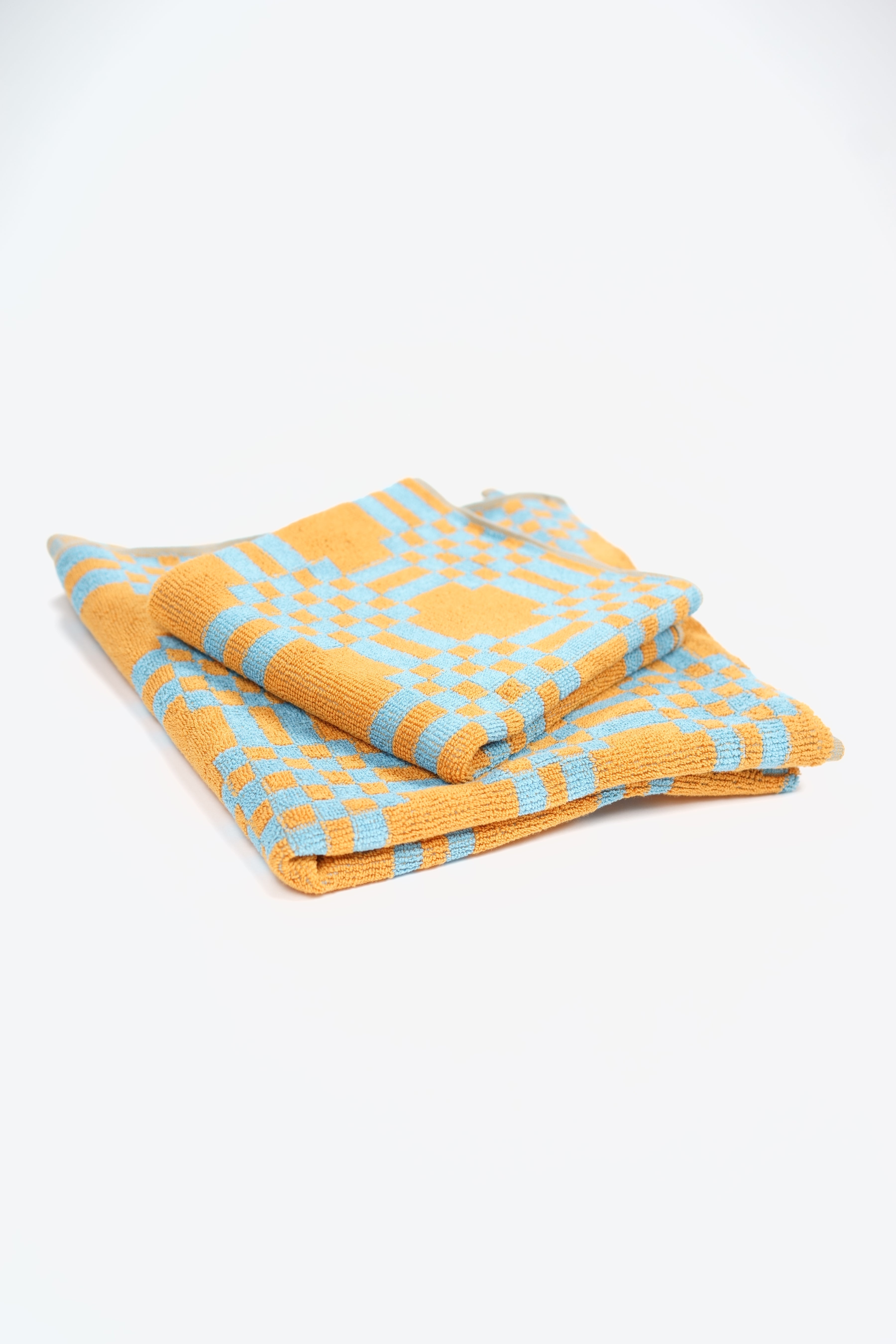 Weave Gym Towel | Caramel & Sky