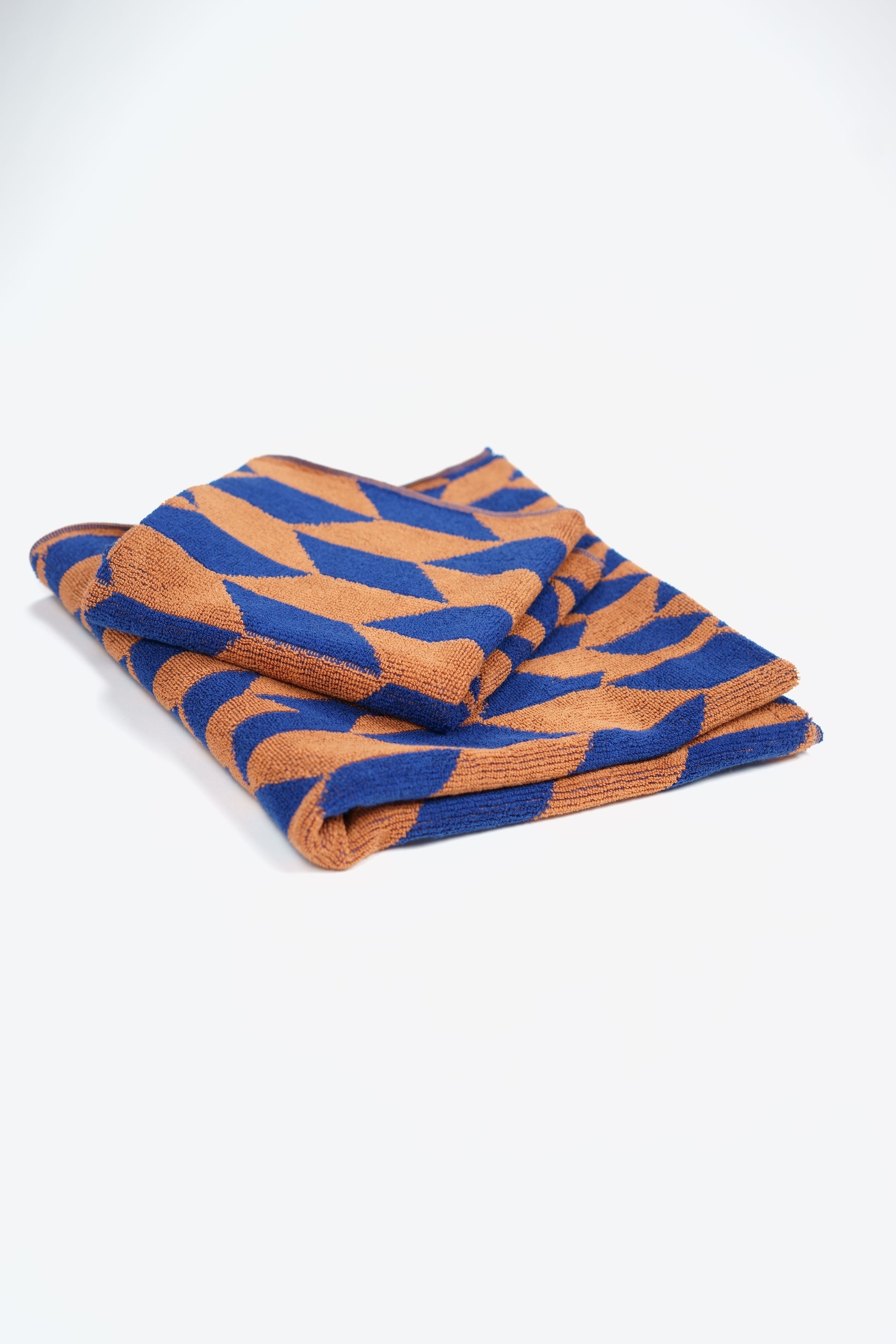 towel terry blue brown frottee handtuch blau braun set