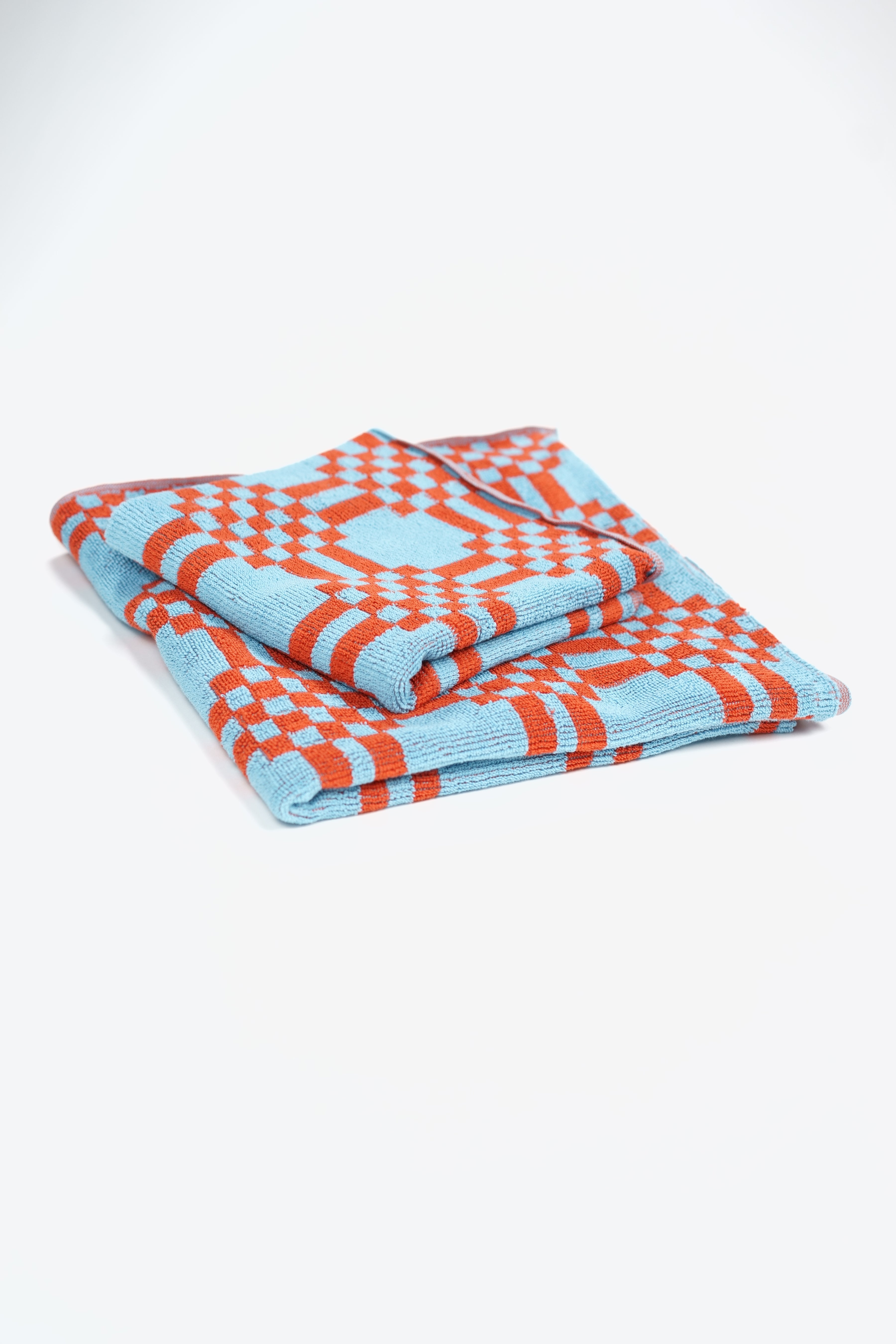 Weave Gym Towel | Sky & Brick
