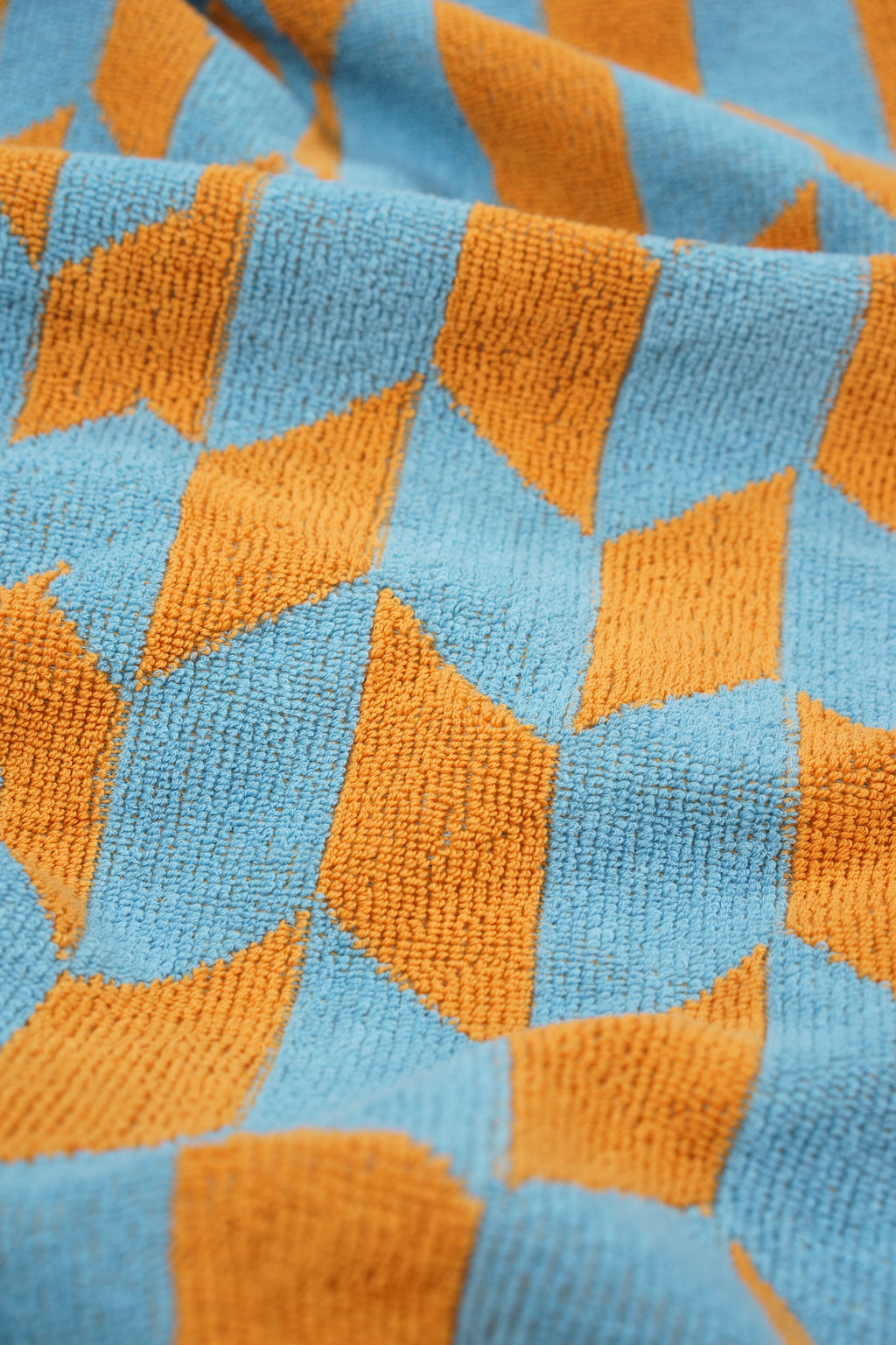 towel terry yellow blue frottee handtuch gelb blau