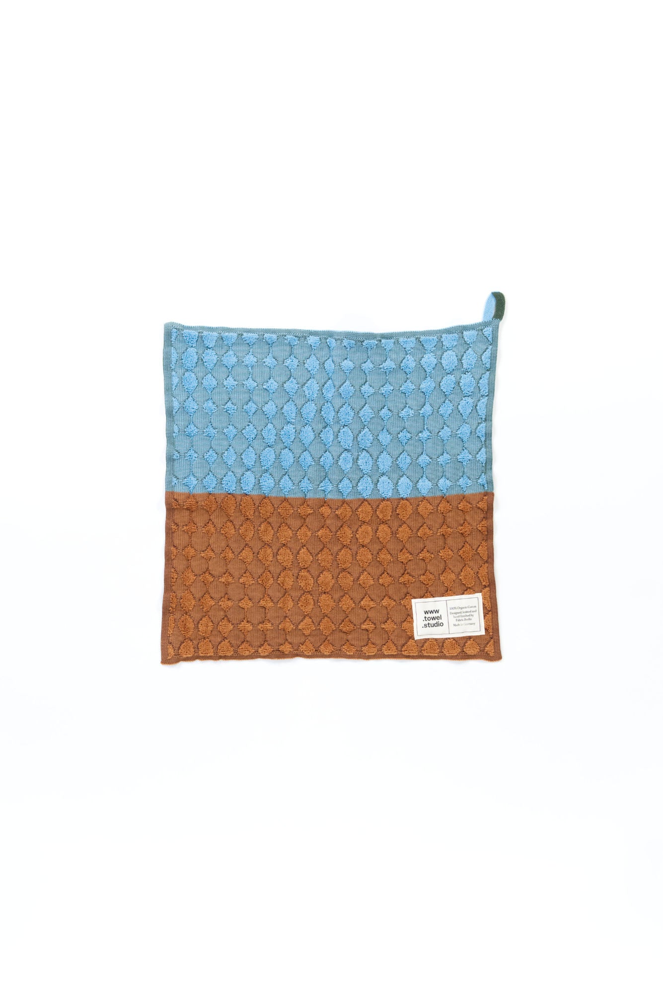 Pond Towel in Cocoa Teal